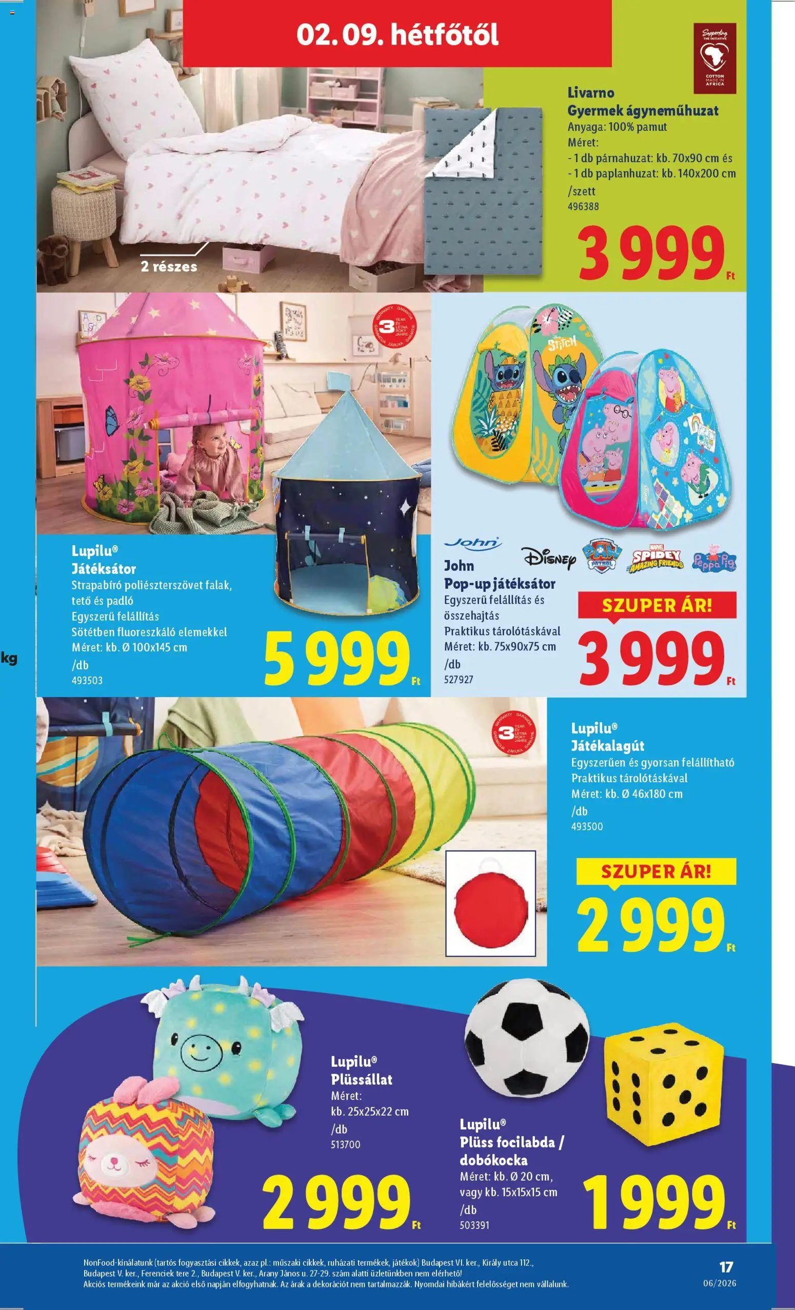 Lidl újság 2026.02.05. Nonfood kínálatunk (2026-02-05 - 2026-02-11)