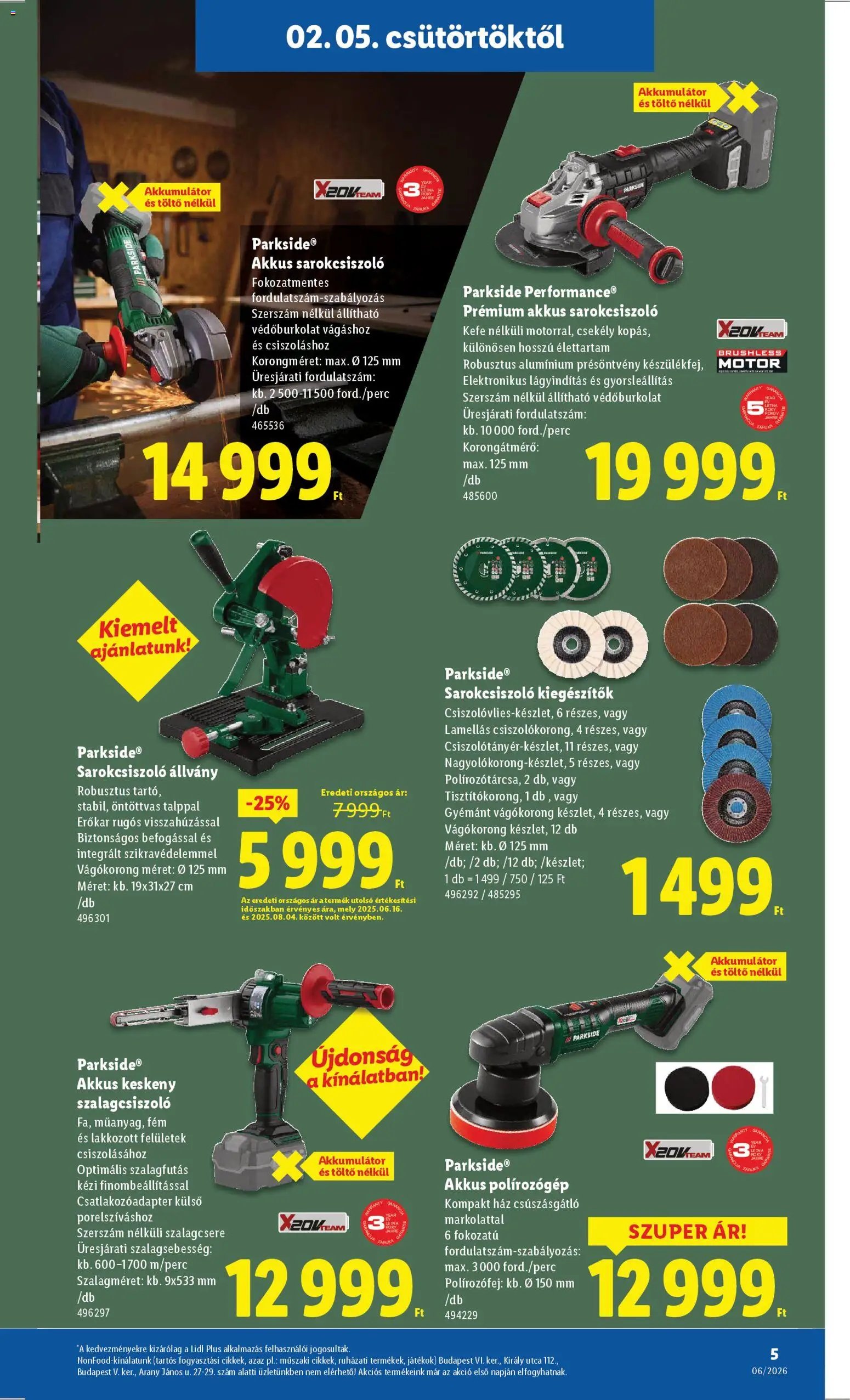 Lidl újság 2026.02.05. Nonfood kínálatunk (2026-02-05 - 2026-02-11)