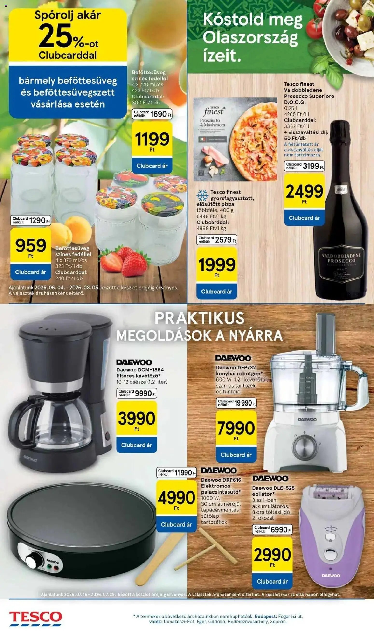 Tesco újság 2026.07.16. Tesco akciós újság