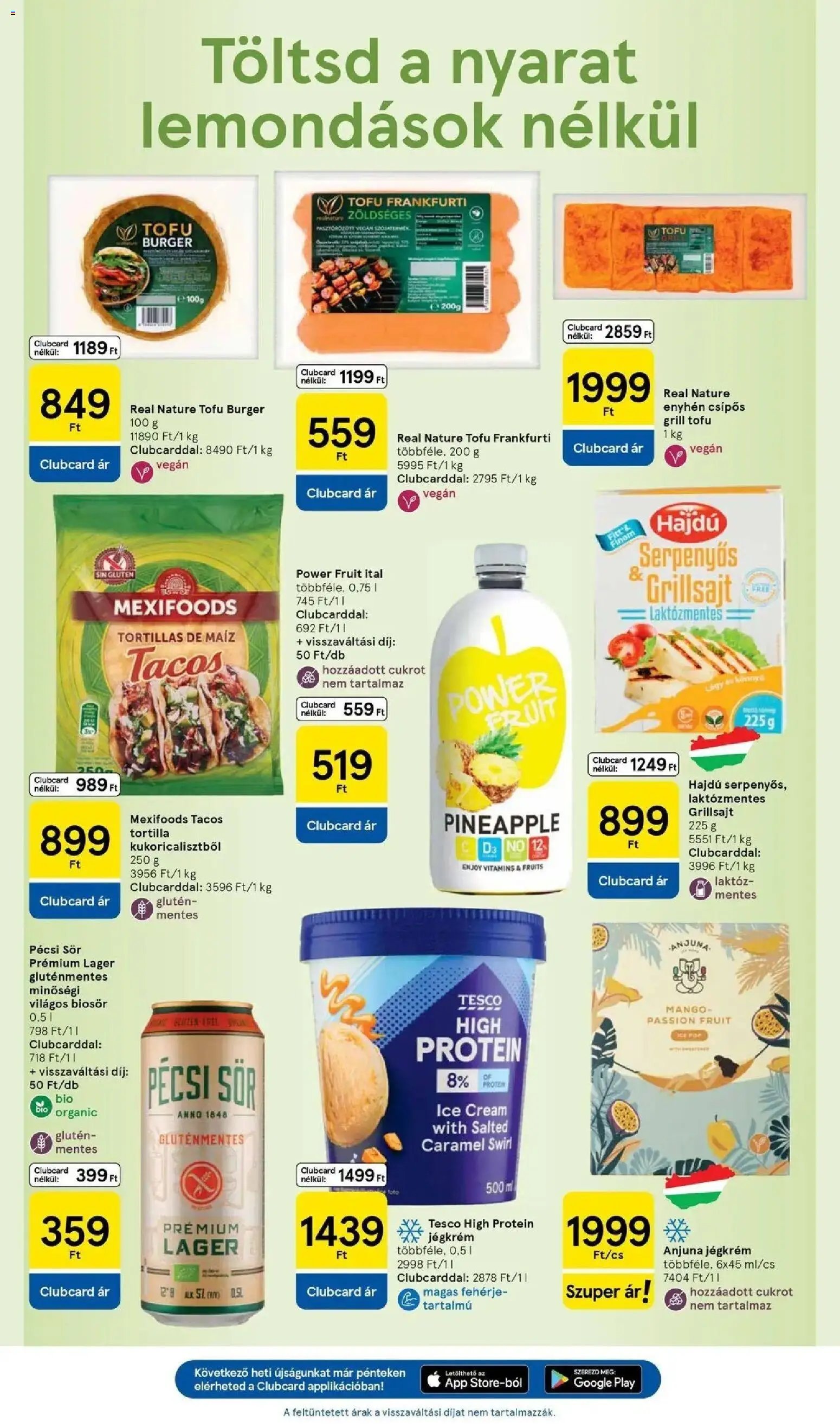 Tesco újság 2026.07.16. Tesco akciós újság