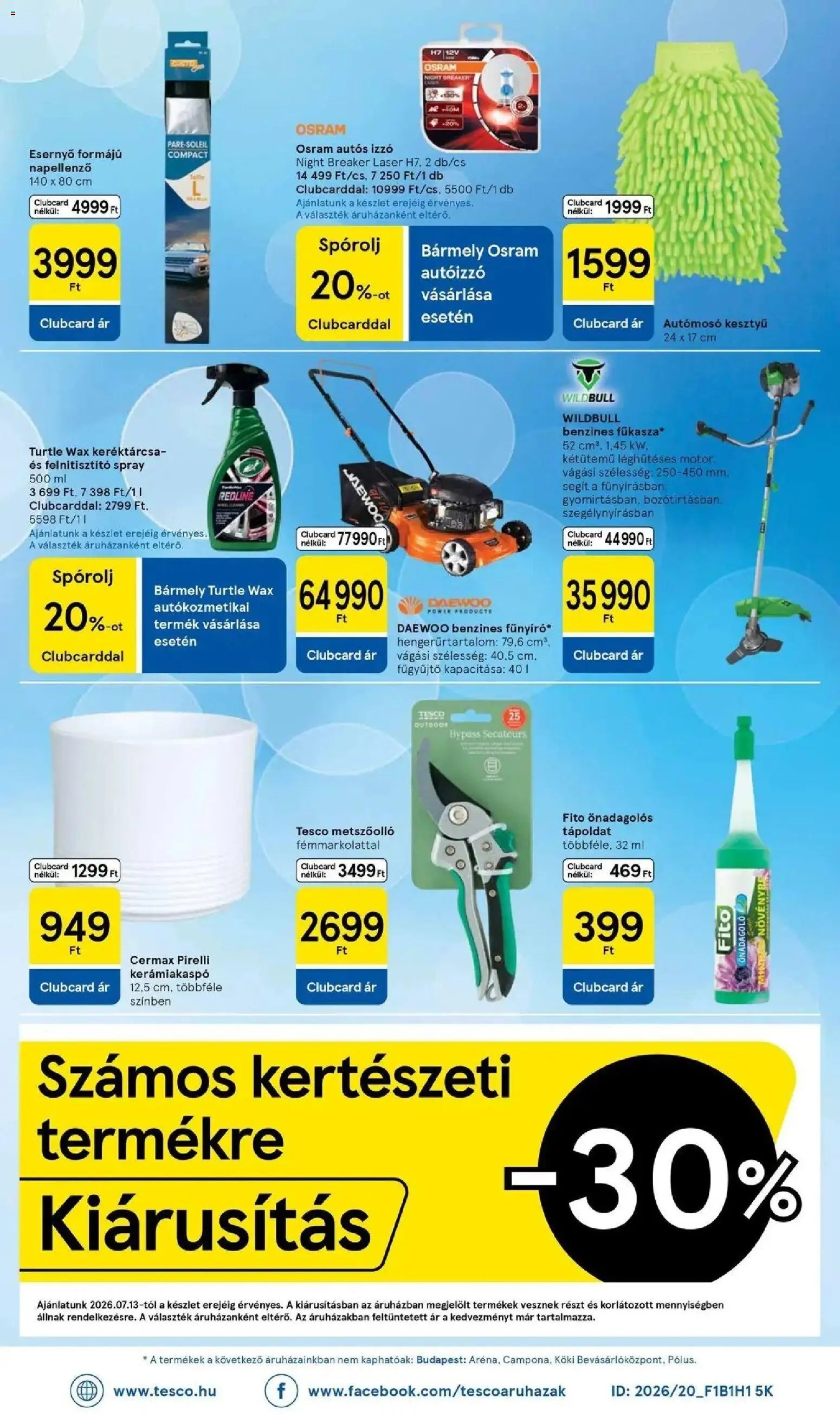 Tesco újság 2026.07.16. Tesco akciós újság