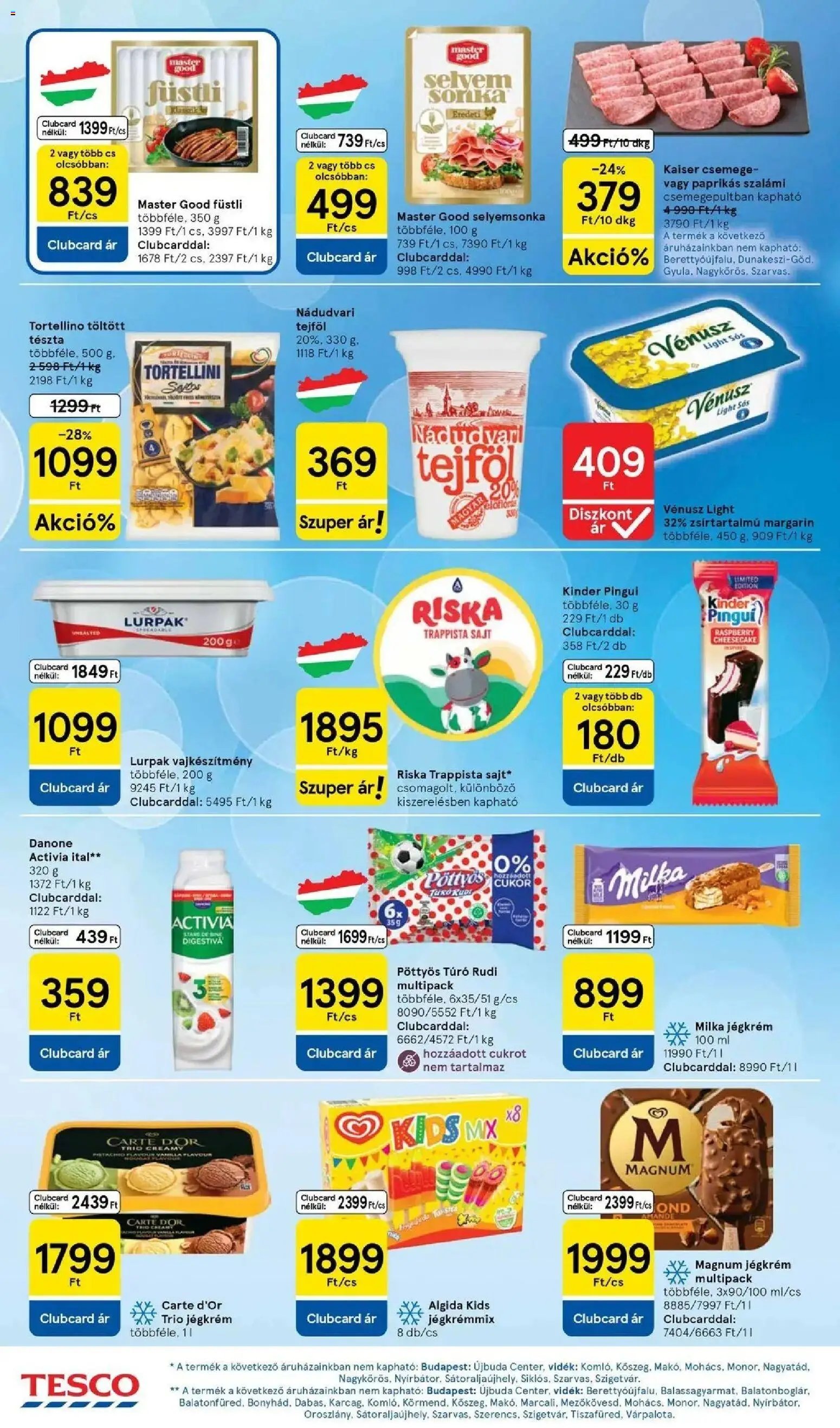 Tesco újság 2026.07.16. Tesco akciós újság