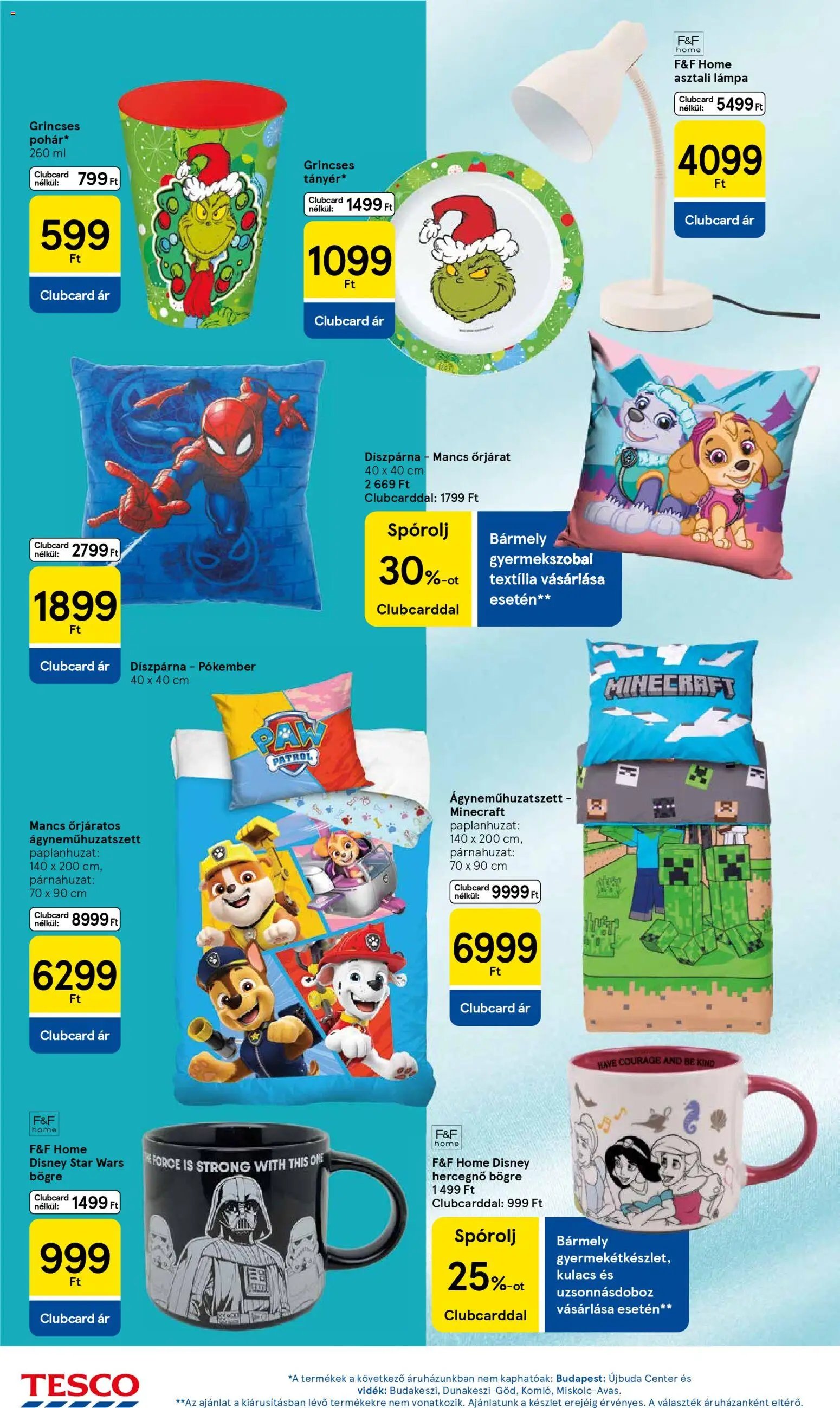 Tesco újság 2025.10.30. Akciós újság Tesco (2025-10-30 - 2025-11-05)