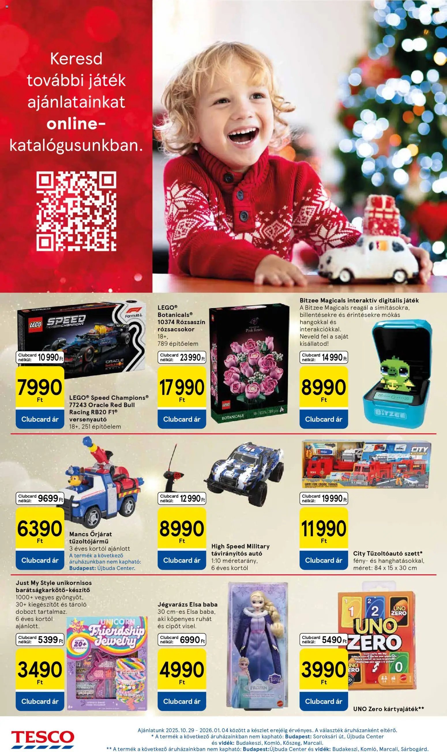 Tesco újság 2025.10.30. Akciós újság Tesco (2025-10-30 - 2025-11-05)