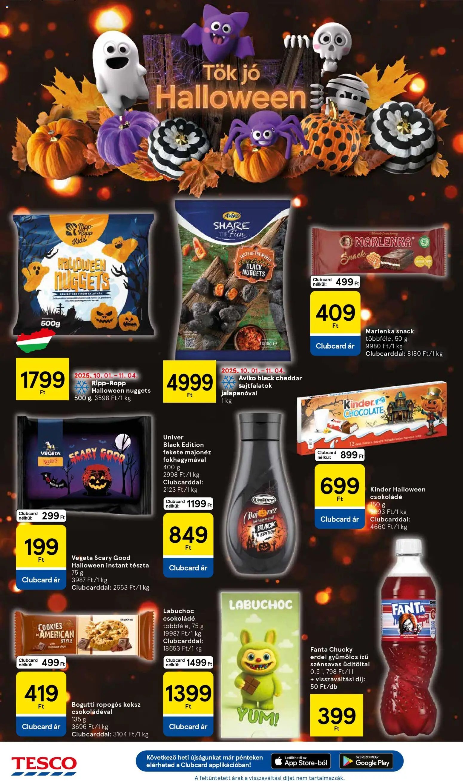 Tesco újság 2025.10.30. Akciós újság Tesco (2025-10-30 - 2025-11-05)