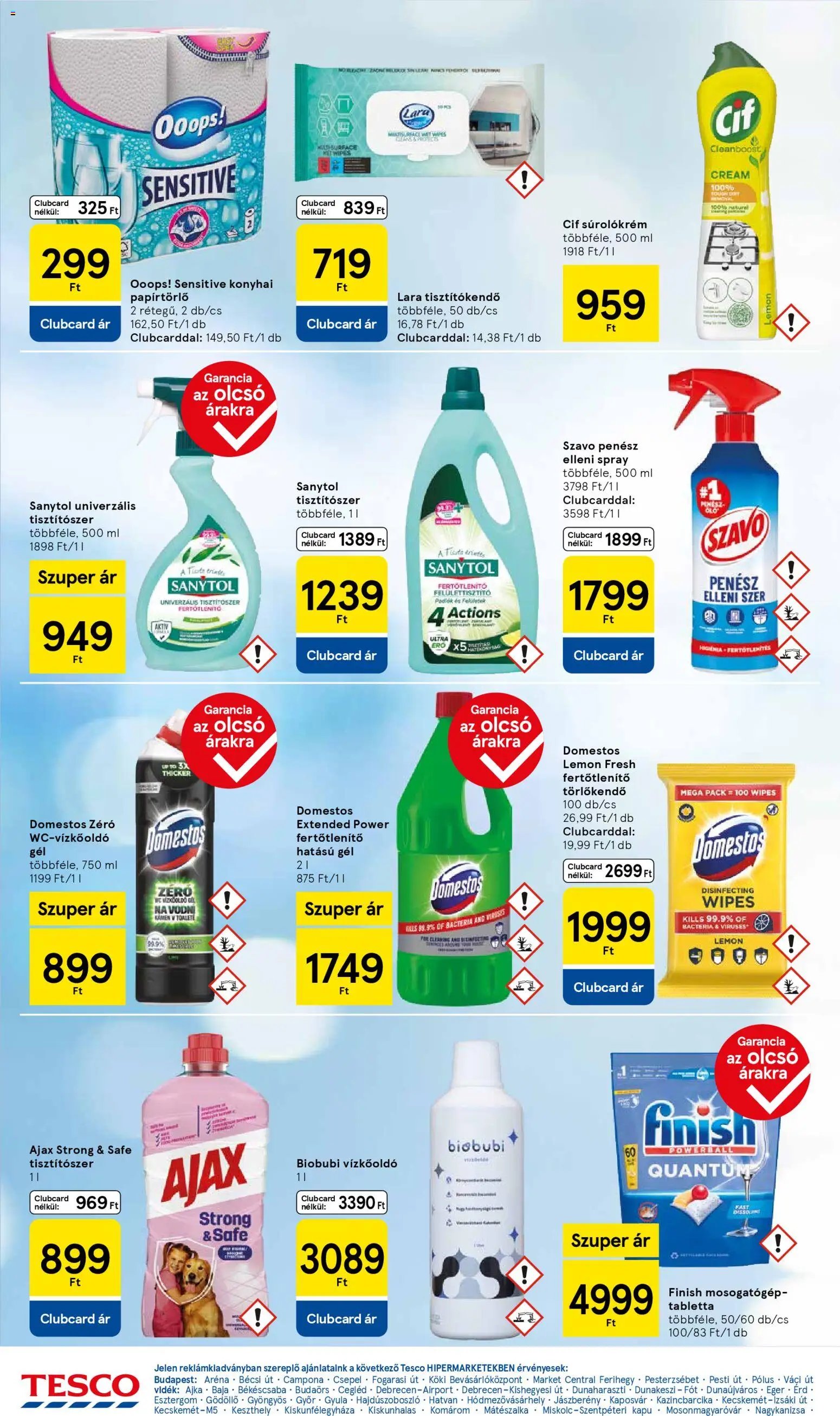 Tesco újság 2025.10.30. Akciós újság Tesco (2025-10-30 - 2025-11-05)