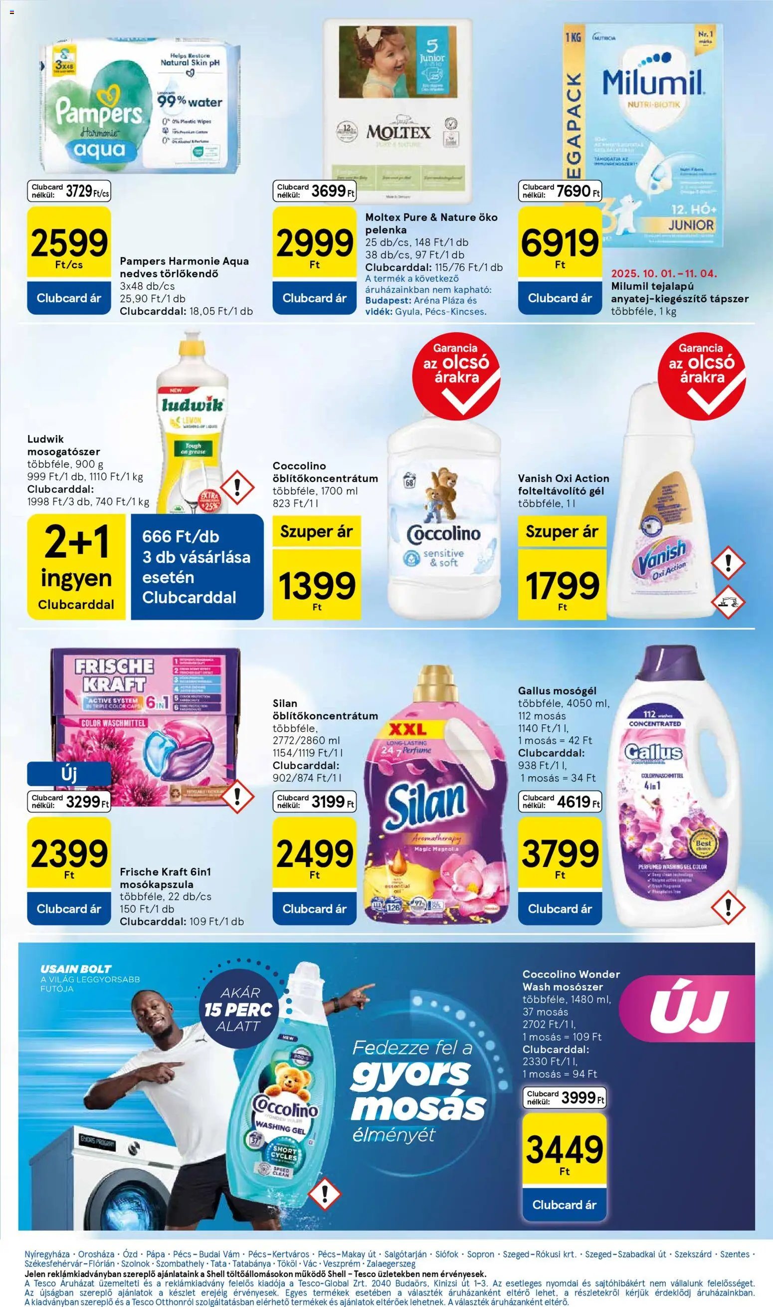 Tesco újság 2025.10.30. Akciós újság Tesco (2025-10-30 - 2025-11-05)