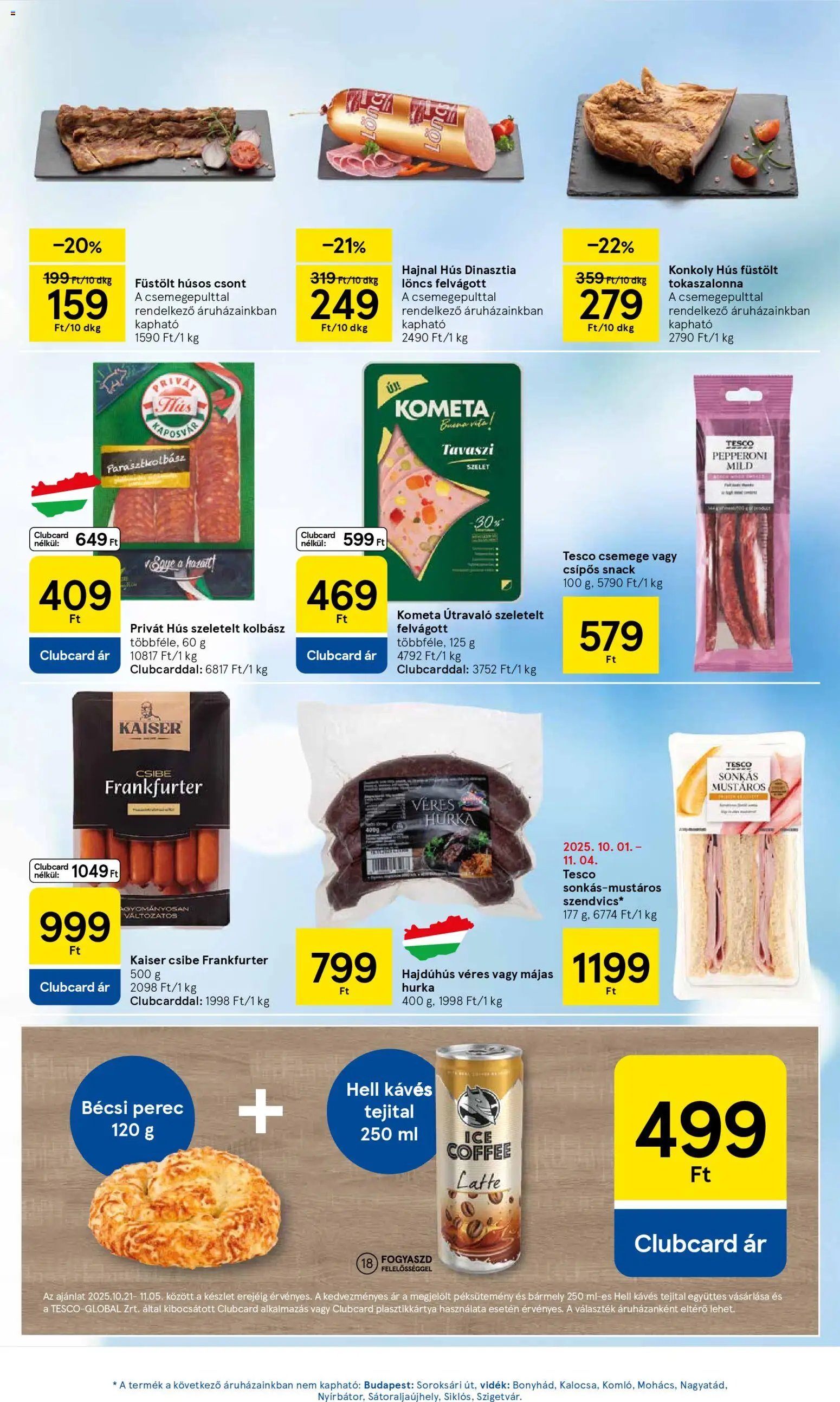 Tesco újság 2025.10.30. Akciós újság Tesco (2025-10-30 - 2025-11-05)