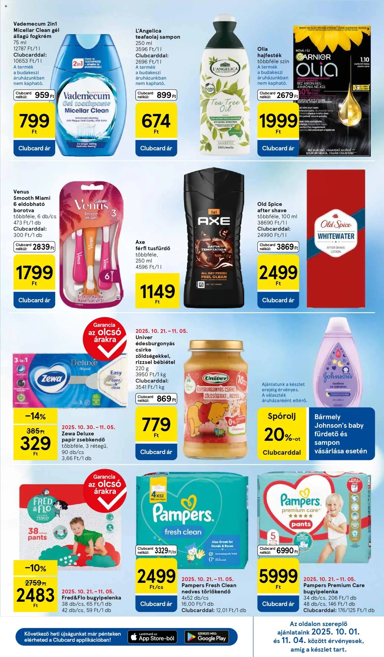 Tesco újság 2025.10.30. Akciós újság Tesco (2025-10-30 - 2025-11-05)