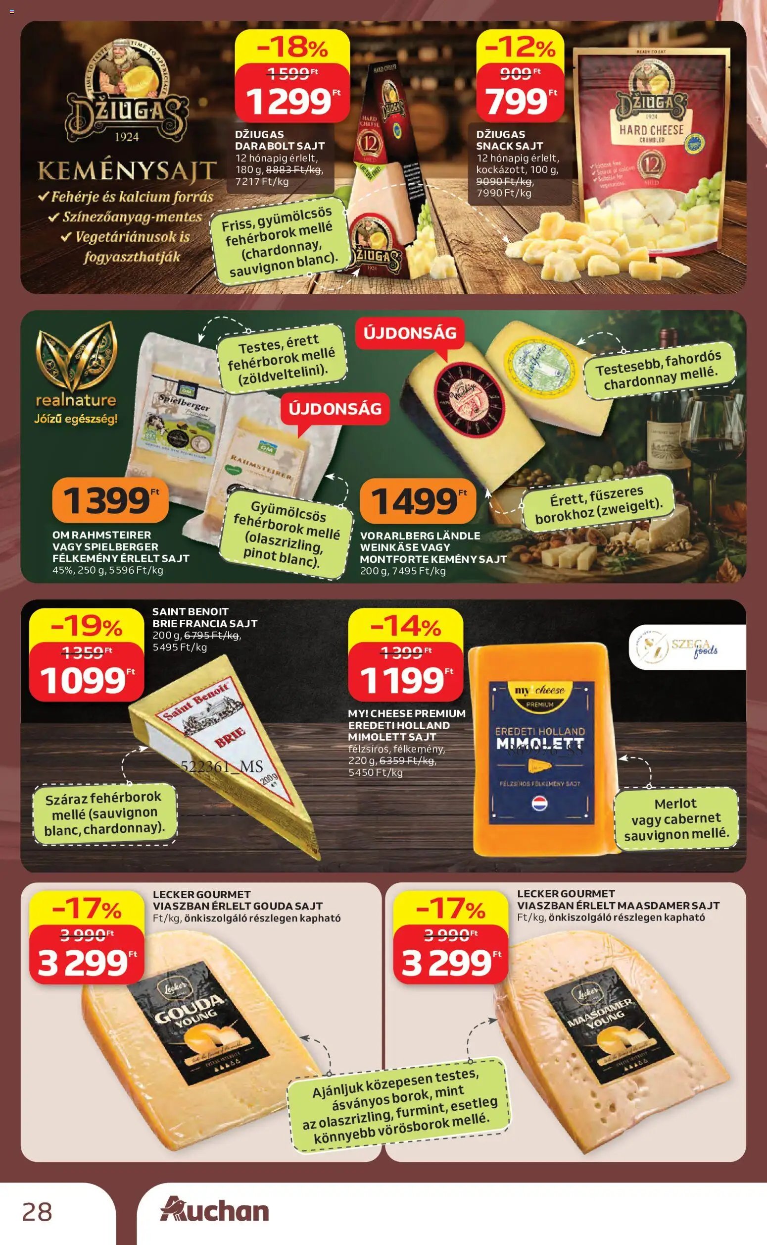 Auchan újság 2026.10.01. Auchan Bor ajánlatok