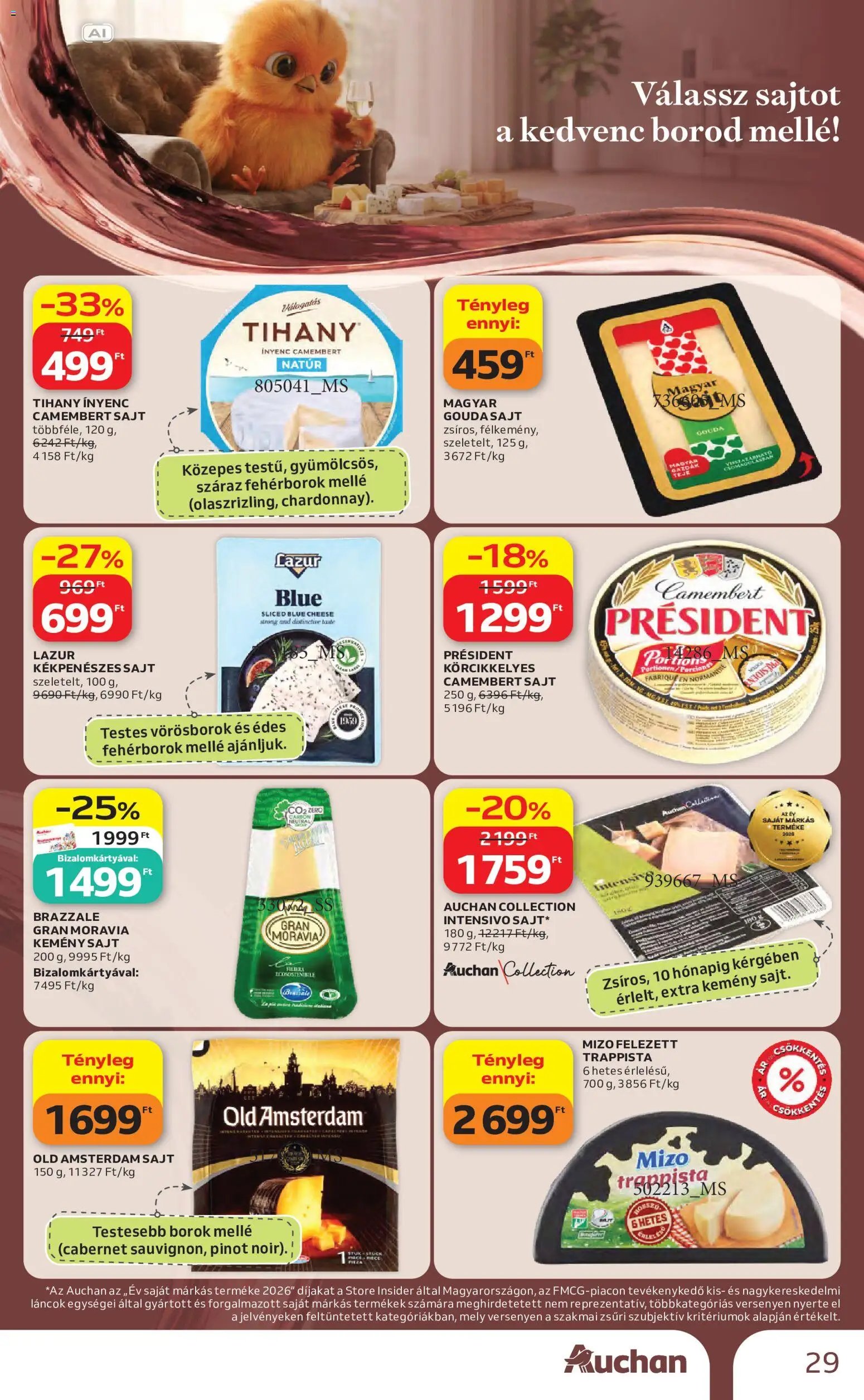 Auchan újság 2026.10.01. Auchan Bor ajánlatok