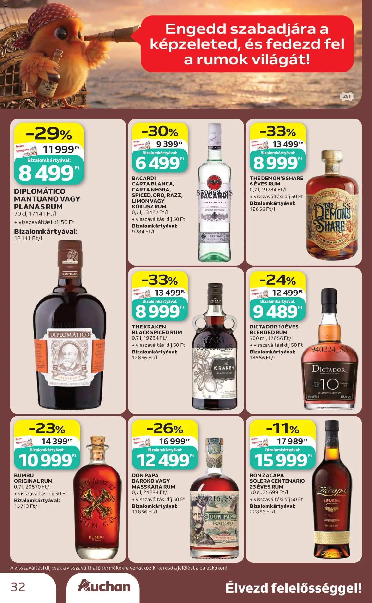 Auchan újság 2026.10.01. Auchan Bor ajánlatok