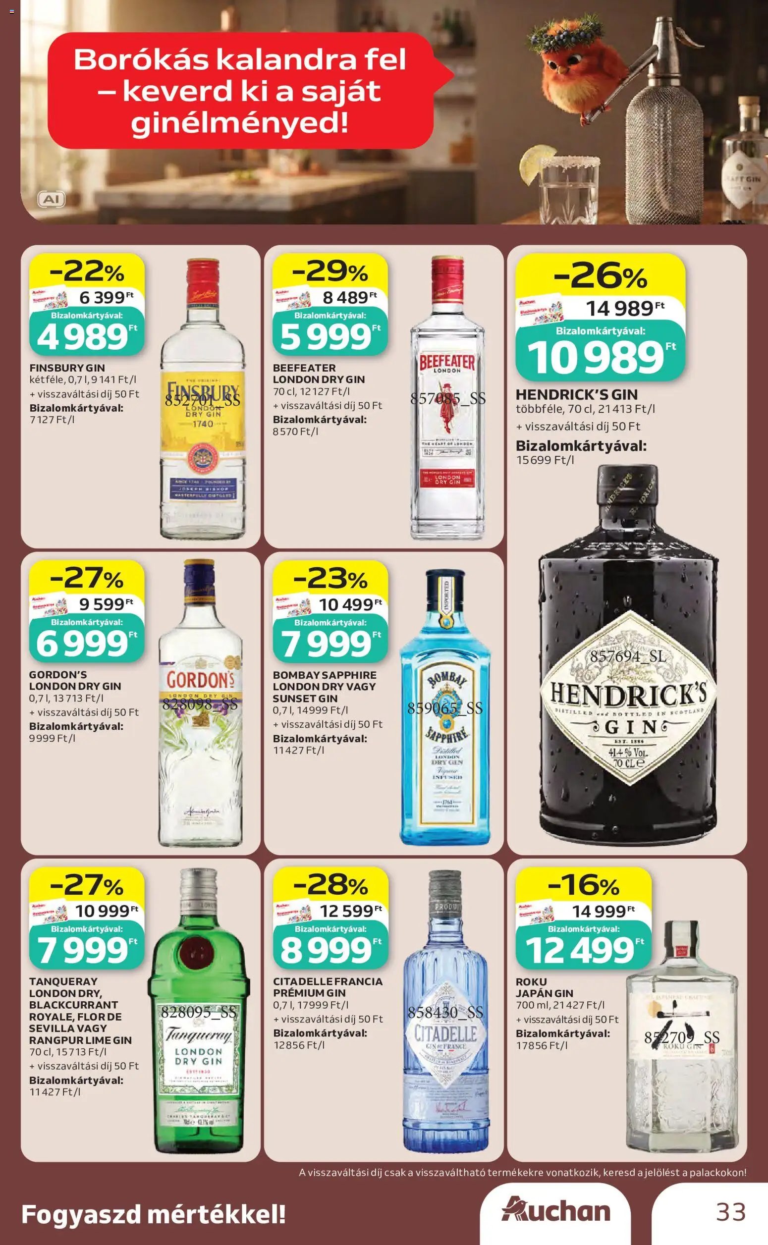 Auchan újság 2026.10.01. Auchan Bor ajánlatok