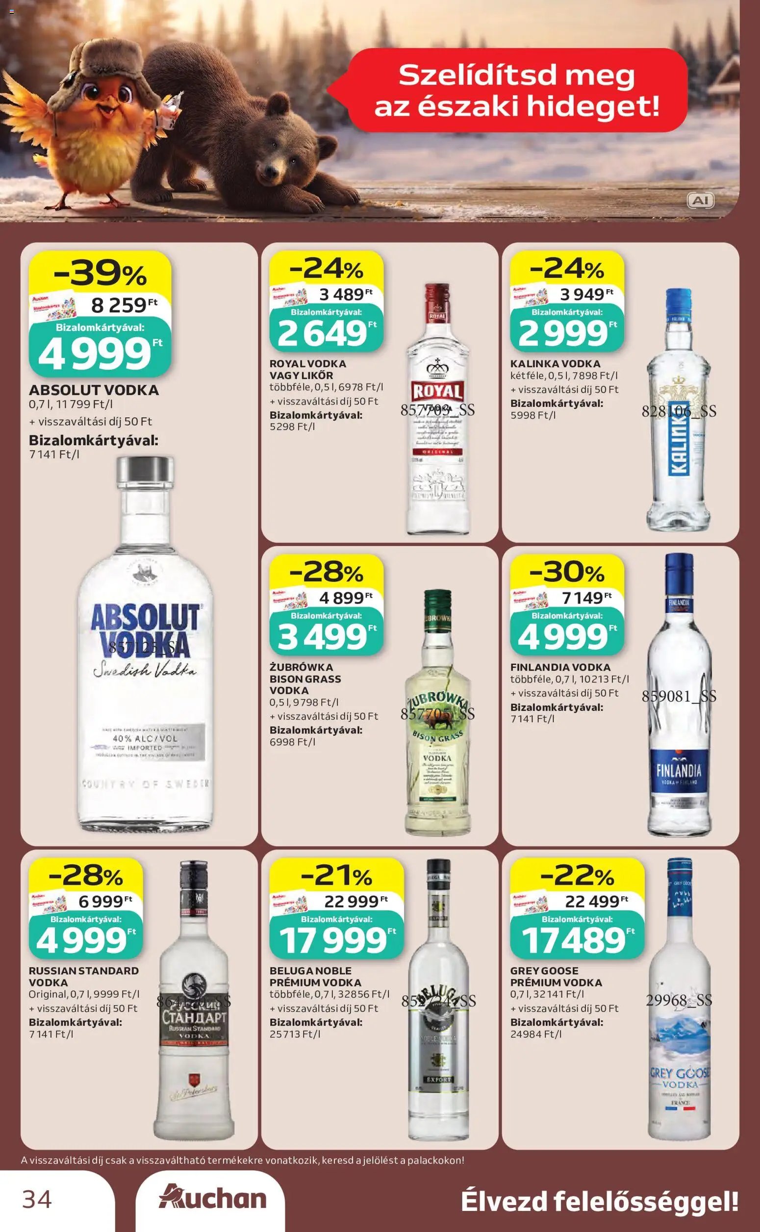 Auchan újság 2026.10.01. Auchan Bor ajánlatok