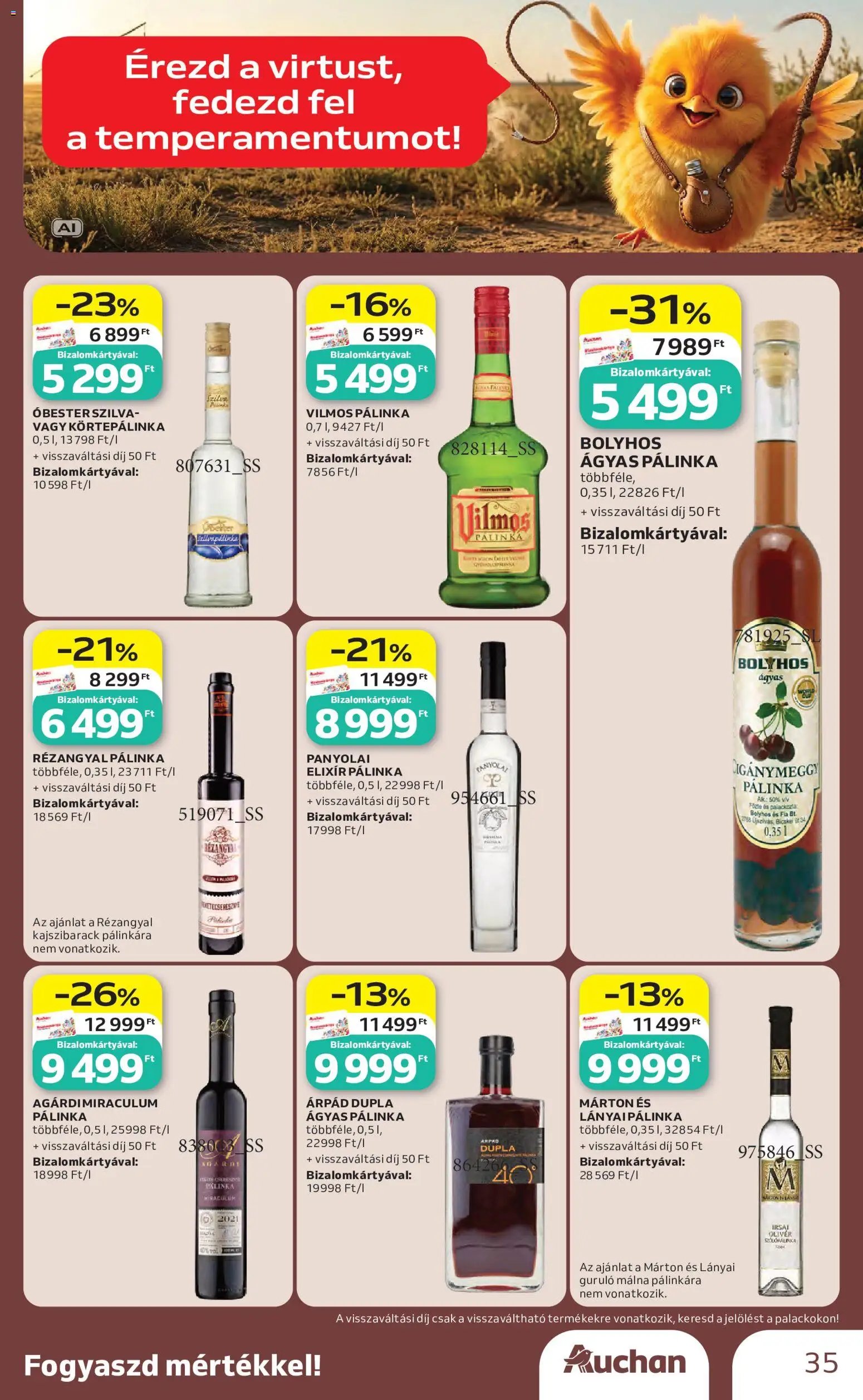 Auchan újság 2026.10.01. Auchan Bor ajánlatok