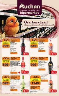 Auchan újság 2026.10.01. Auchan Bor ajánlatok