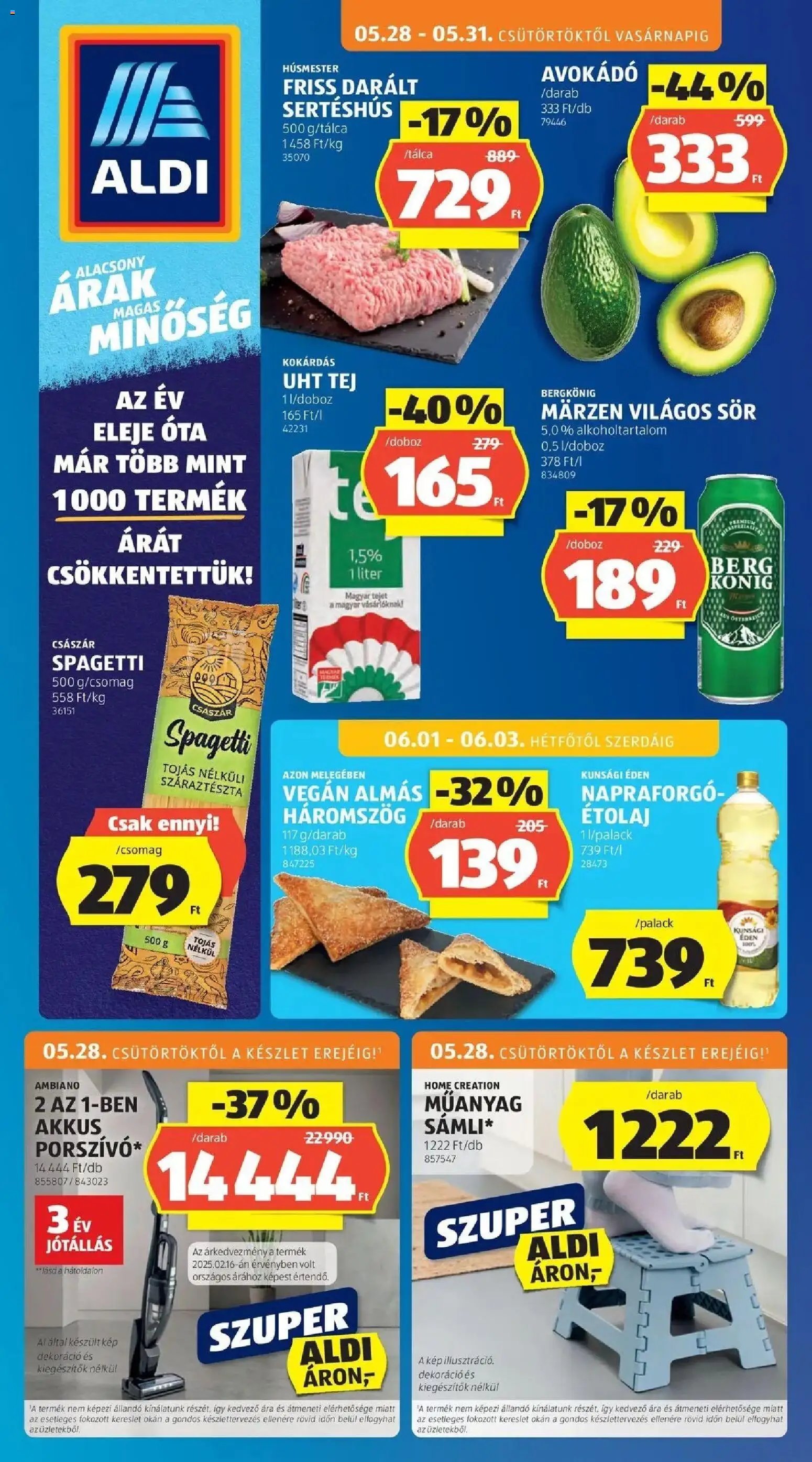 Aldi újság 2026.05.28. Aldi aktuális akciós újság (2026-05-28 - 2026-06-03)