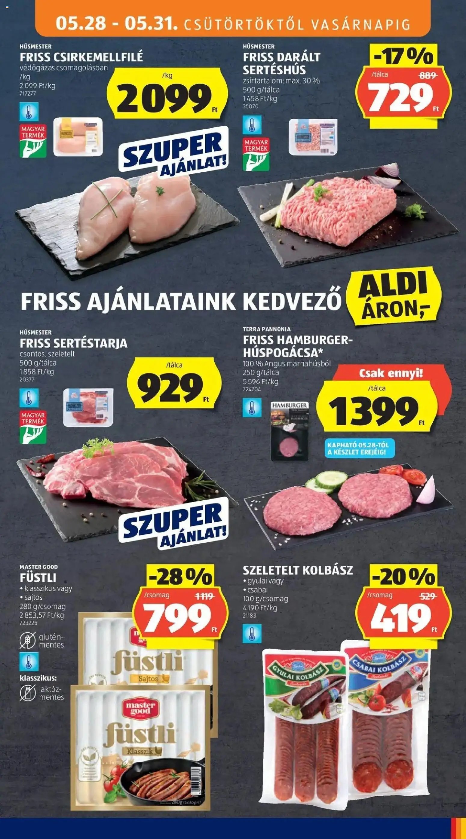 Aldi újság 2026.05.28. Aldi aktuális akciós újság (2026-05-28 - 2026-06-03)
