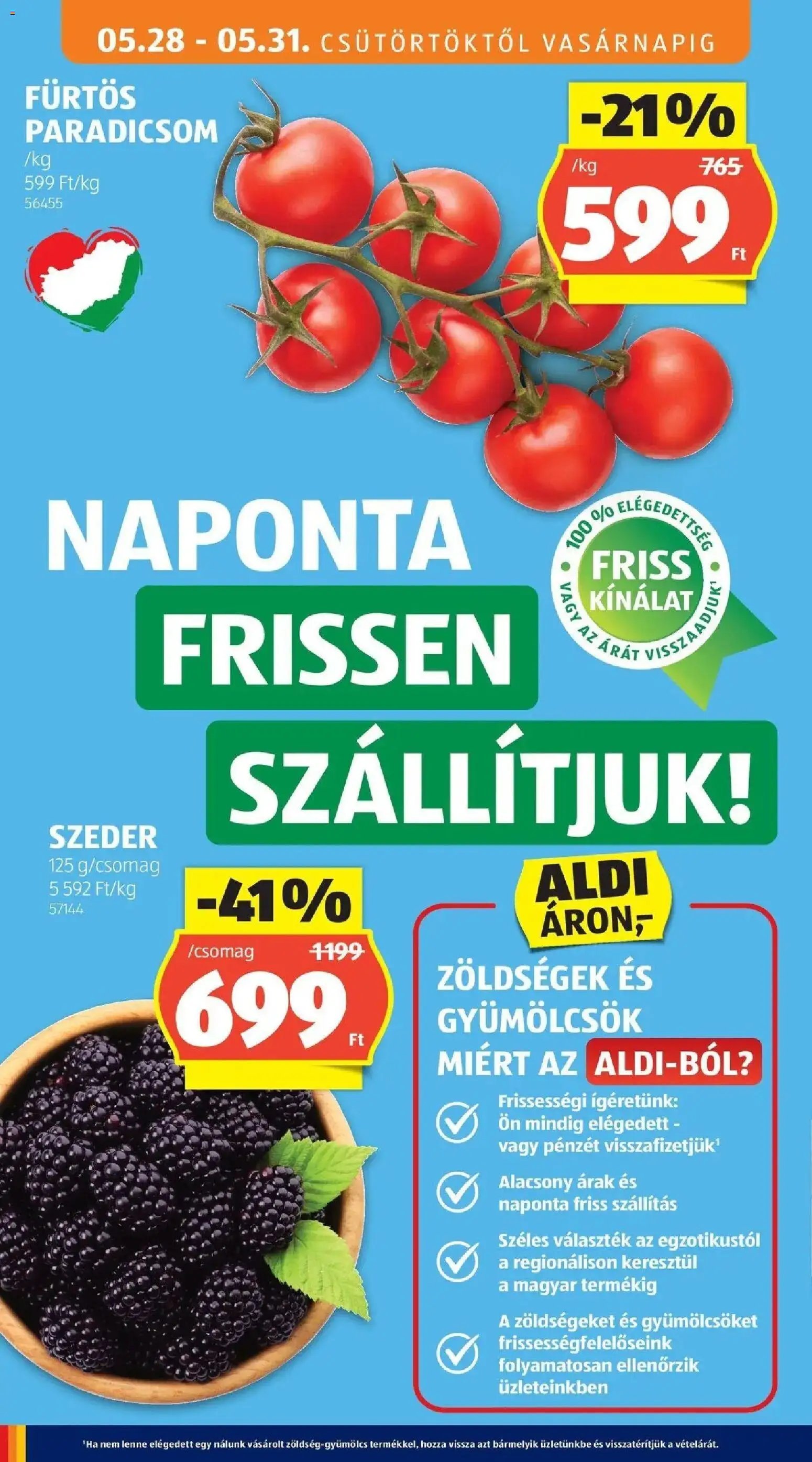 Aldi újság 2026.05.28. Aldi aktuális akciós újság (2026-05-28 - 2026-06-03)