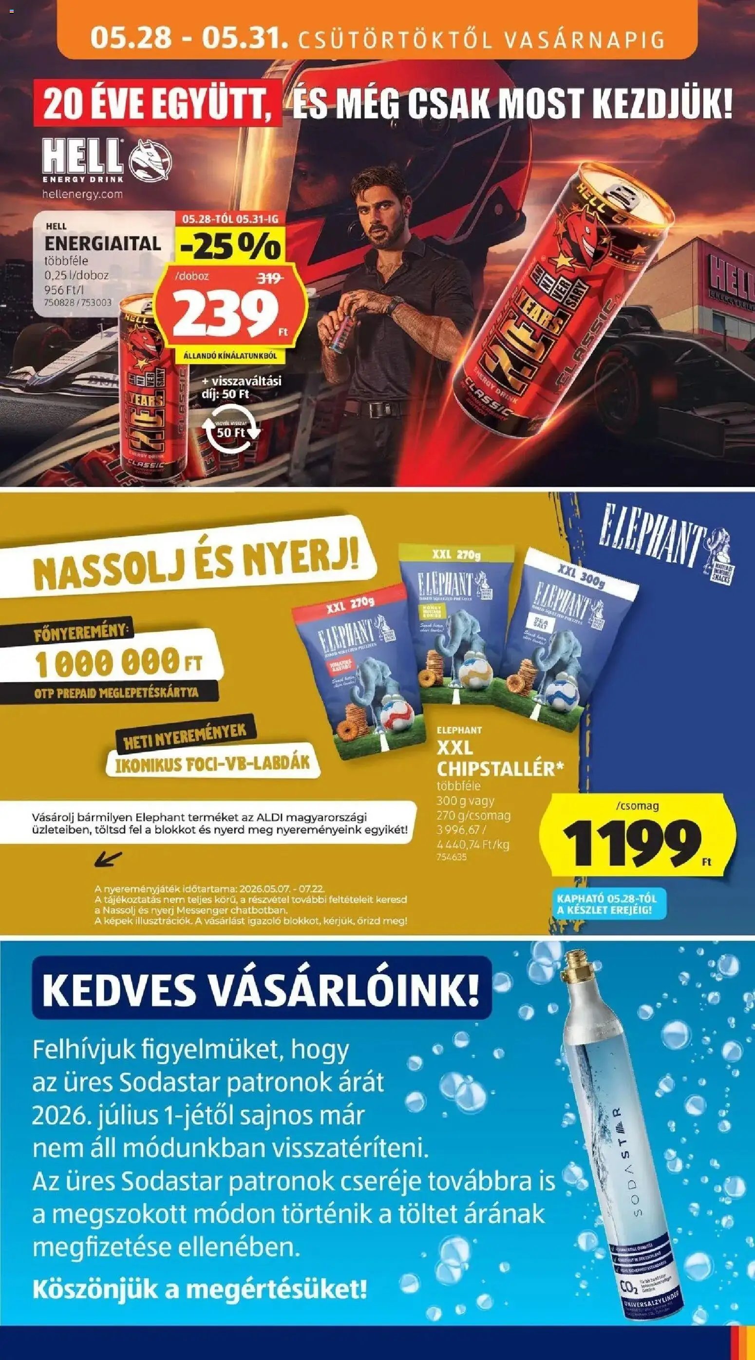 Aldi újság 2026.05.28. Aldi aktuális akciós újság (2026-05-28 - 2026-06-03)