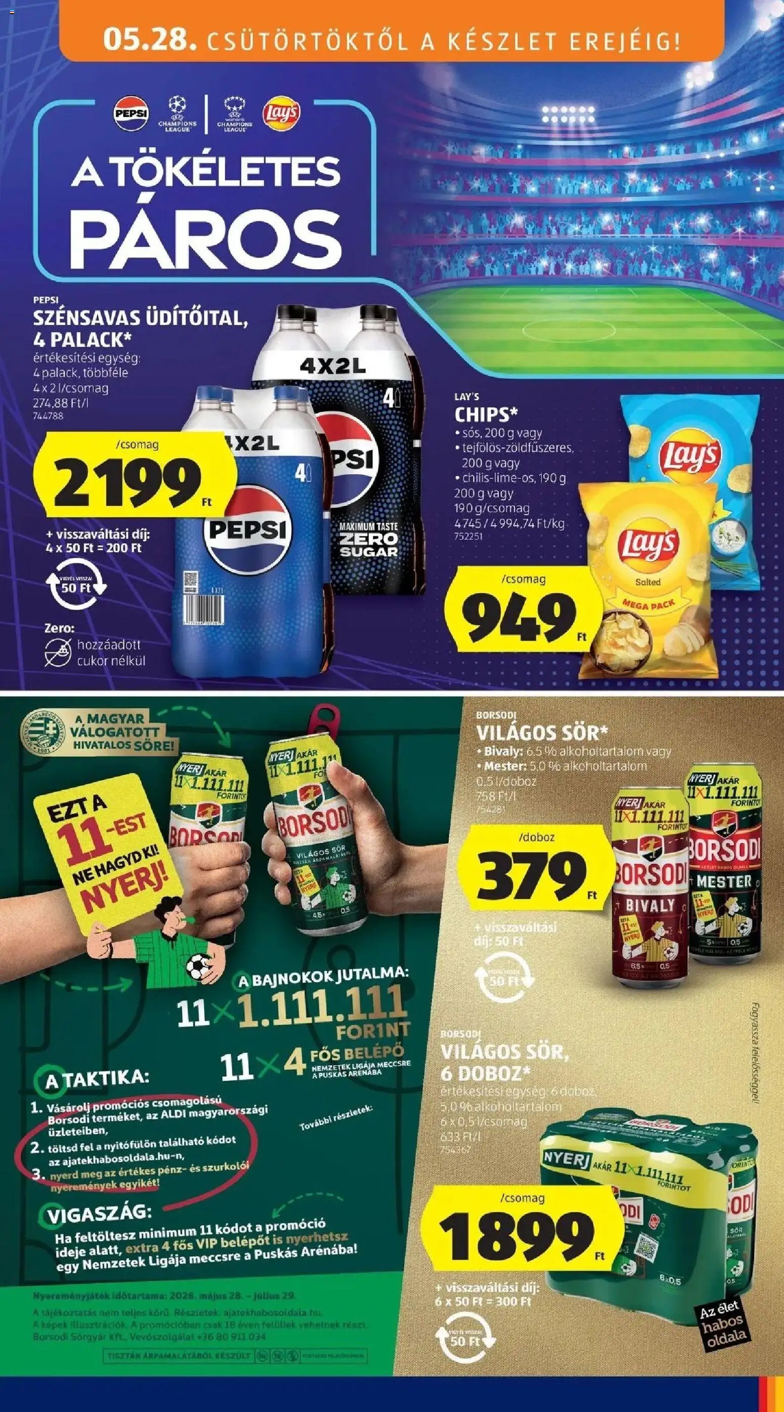 Aldi újság 2026.05.28. Aldi aktuális akciós újság (2026-05-28 - 2026-06-03)