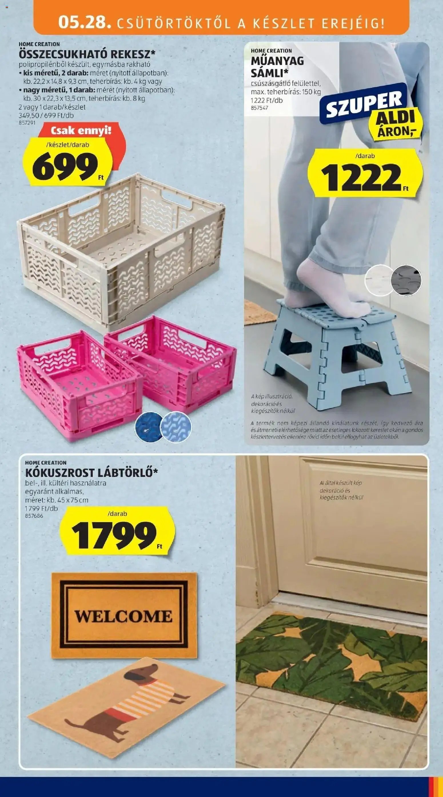 Aldi újság 2026.05.28. Aldi aktuális akciós újság (2026-05-28 - 2026-06-03)