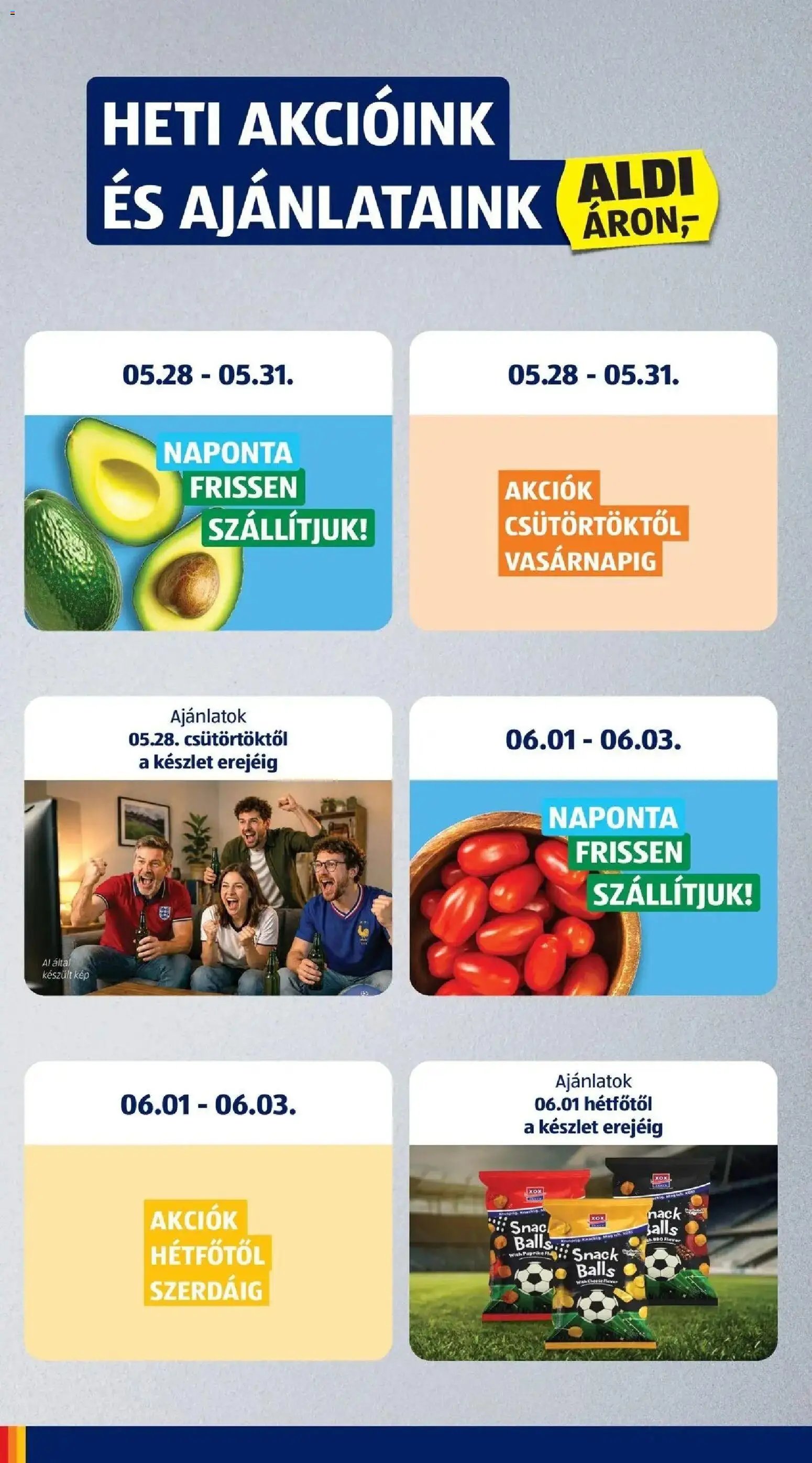 Aldi újság 2026.05.28. Aldi aktuális akciós újság (2026-05-28 - 2026-06-03)