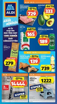 Aldi újság 2026.05.28. Aldi aktuális akciós újság