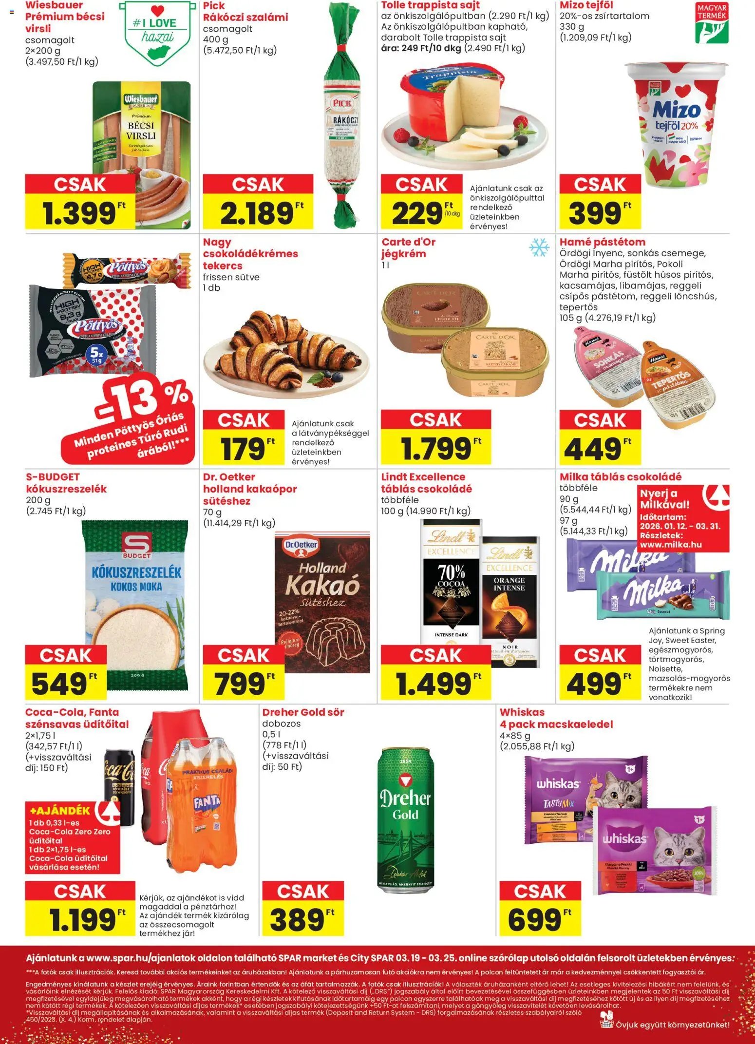 Spar Market újság 2026.03.19. Spar Market akciós újság (2026-03-19 - 2026-03-25)