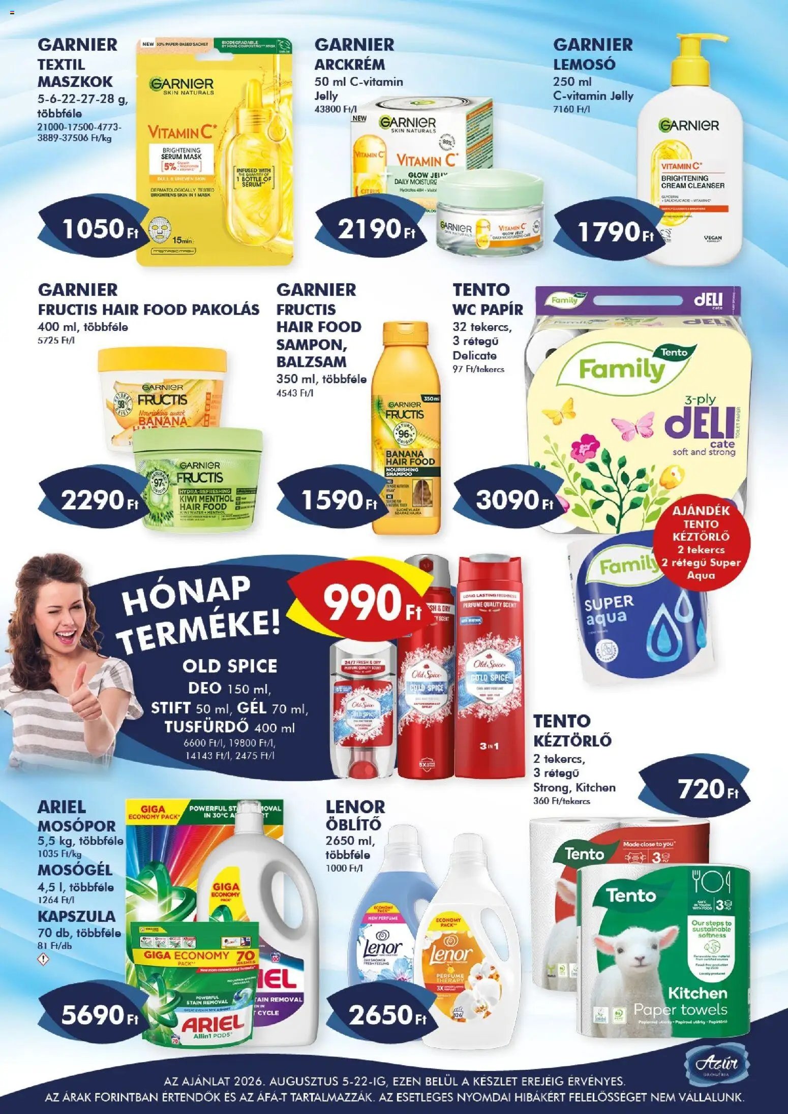 Azur újság 2026.08.05. Azur akciós újság