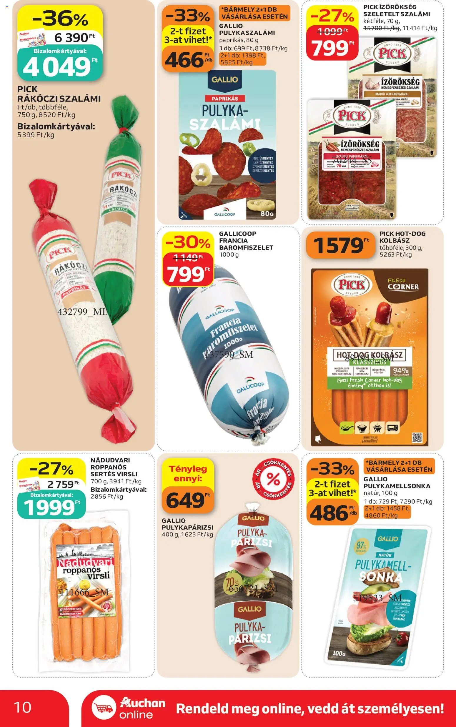 Auchan újság 2026.10.01. Auchan Szupermarket akciós újság