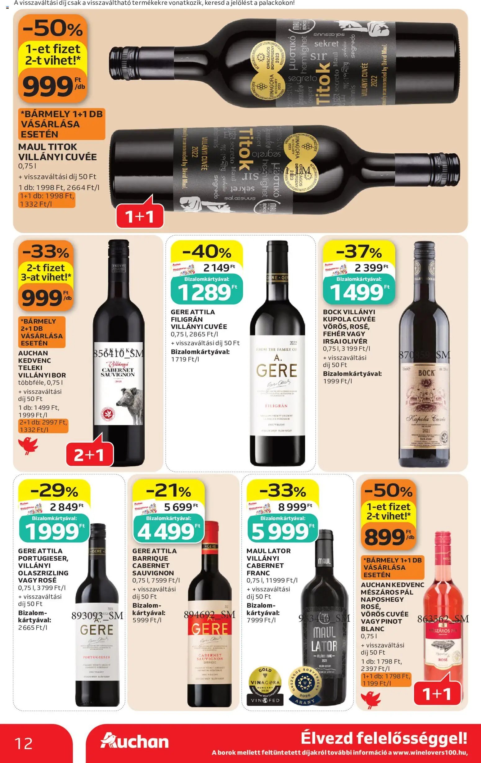 Auchan újság 2026.10.01. Auchan Szupermarket akciós újság