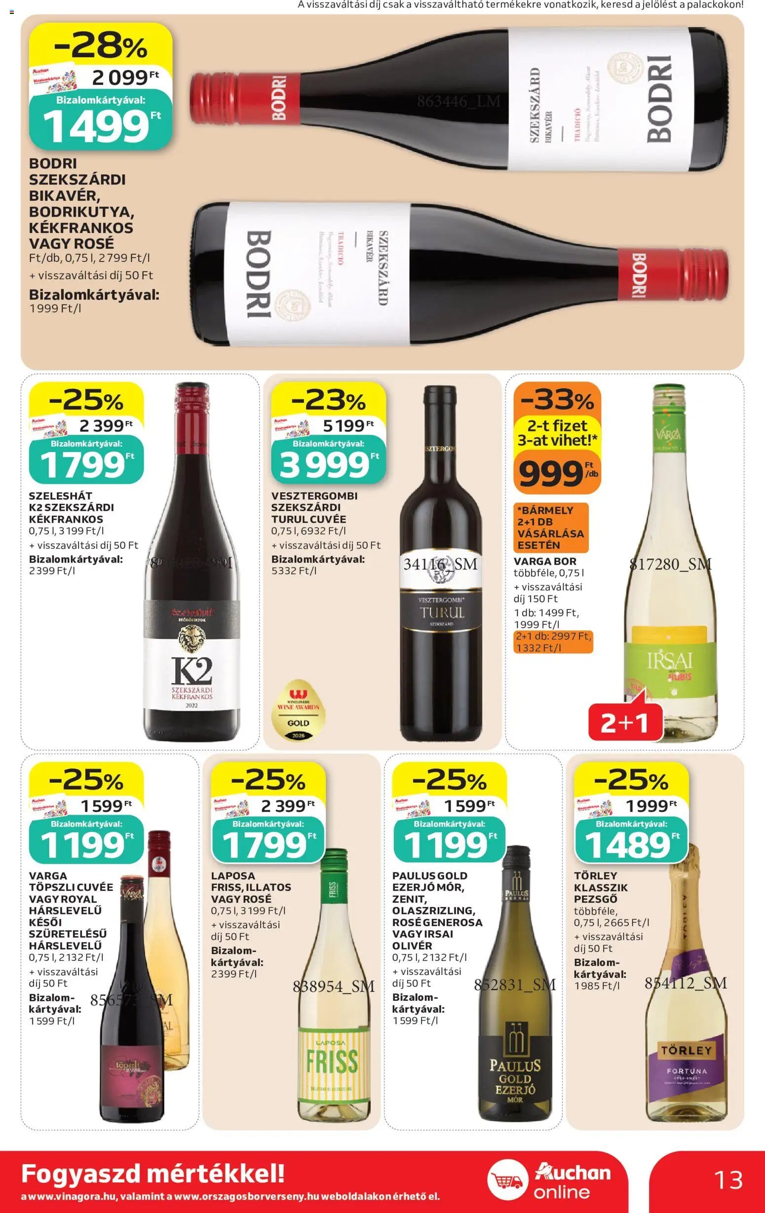 Auchan újság 2026.10.01. Auchan Szupermarket akciós újság