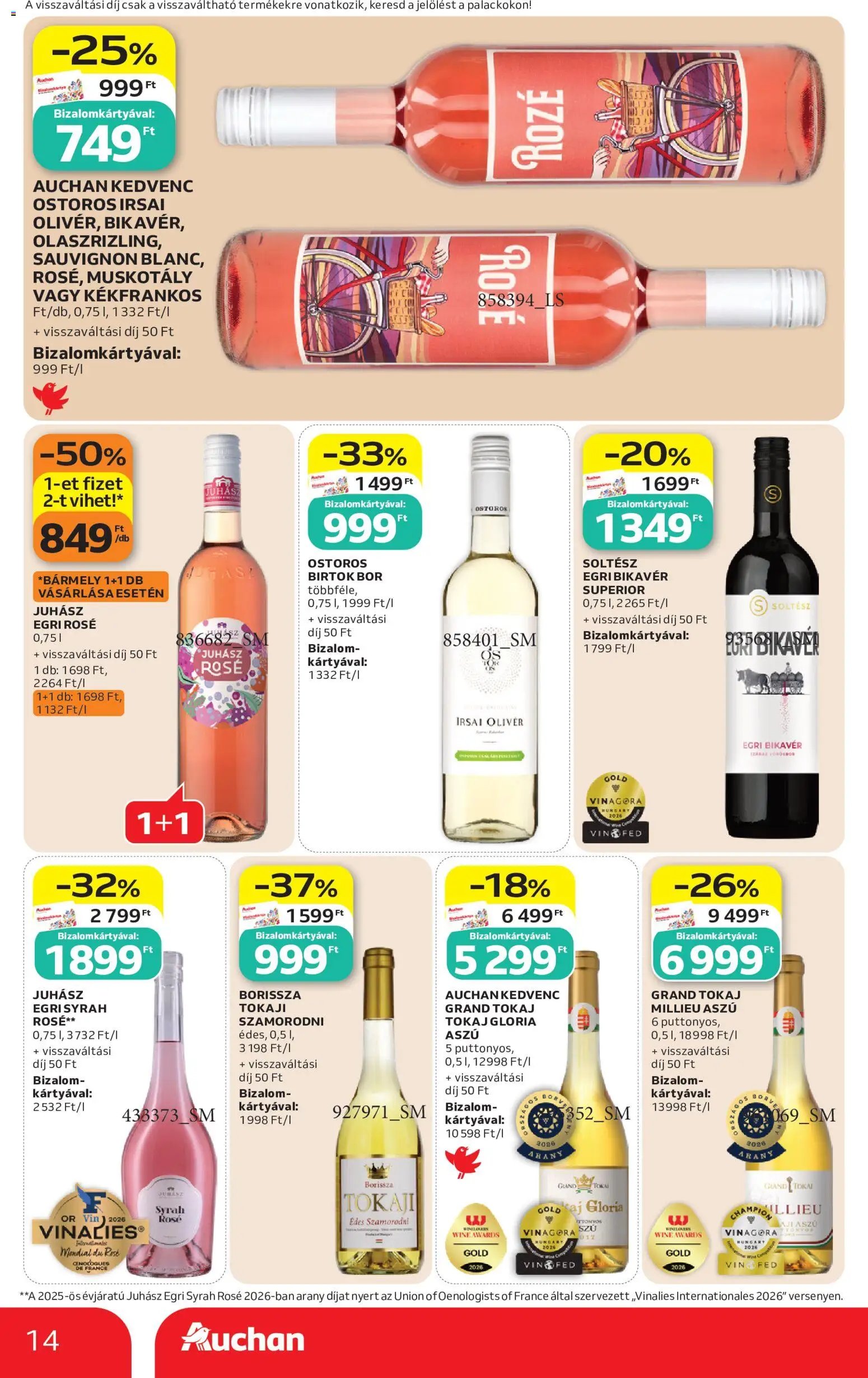 Auchan újság 2026.10.01. Auchan Szupermarket akciós újság