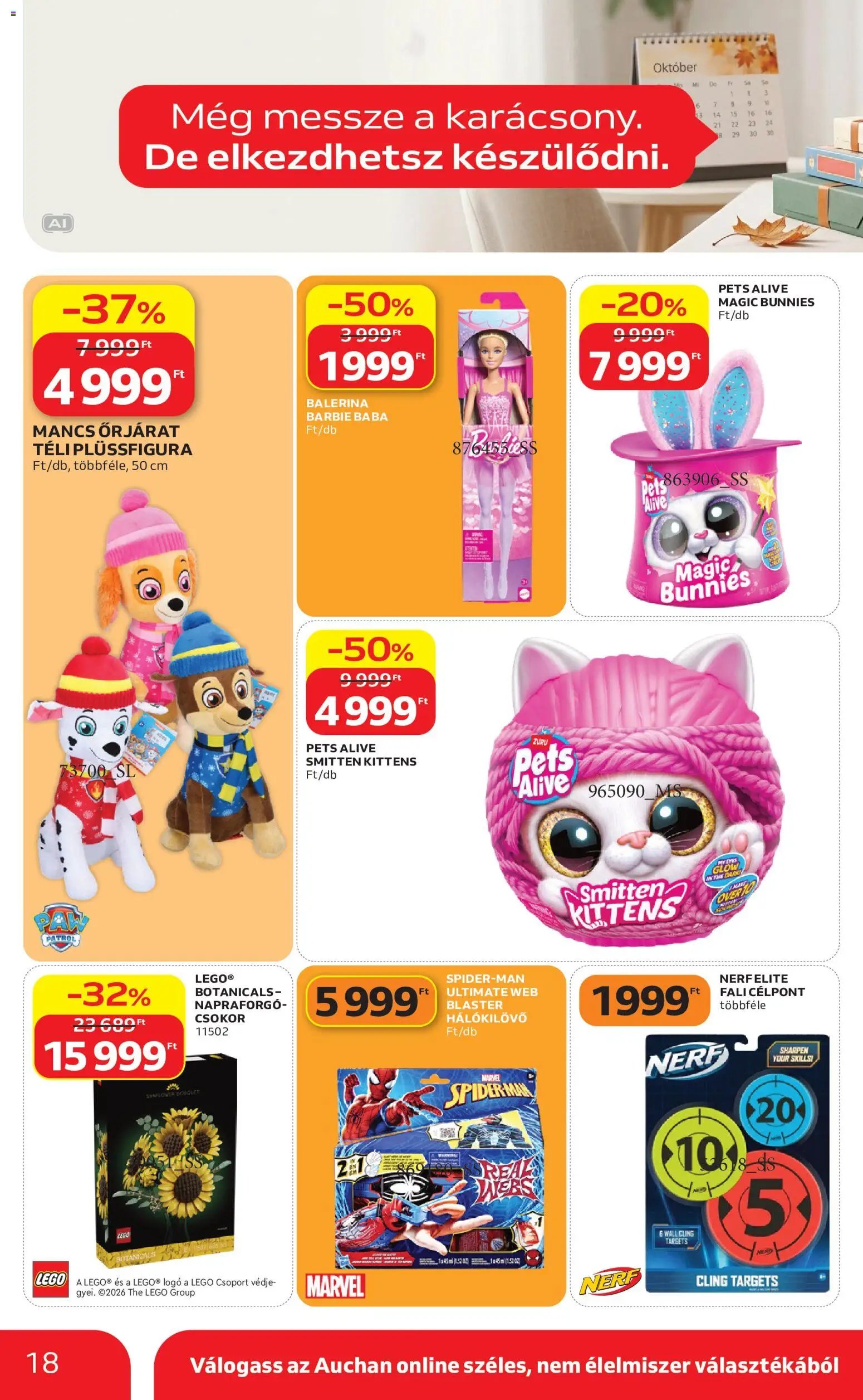 Auchan újság 2026.10.01. Auchan Szupermarket akciós újság