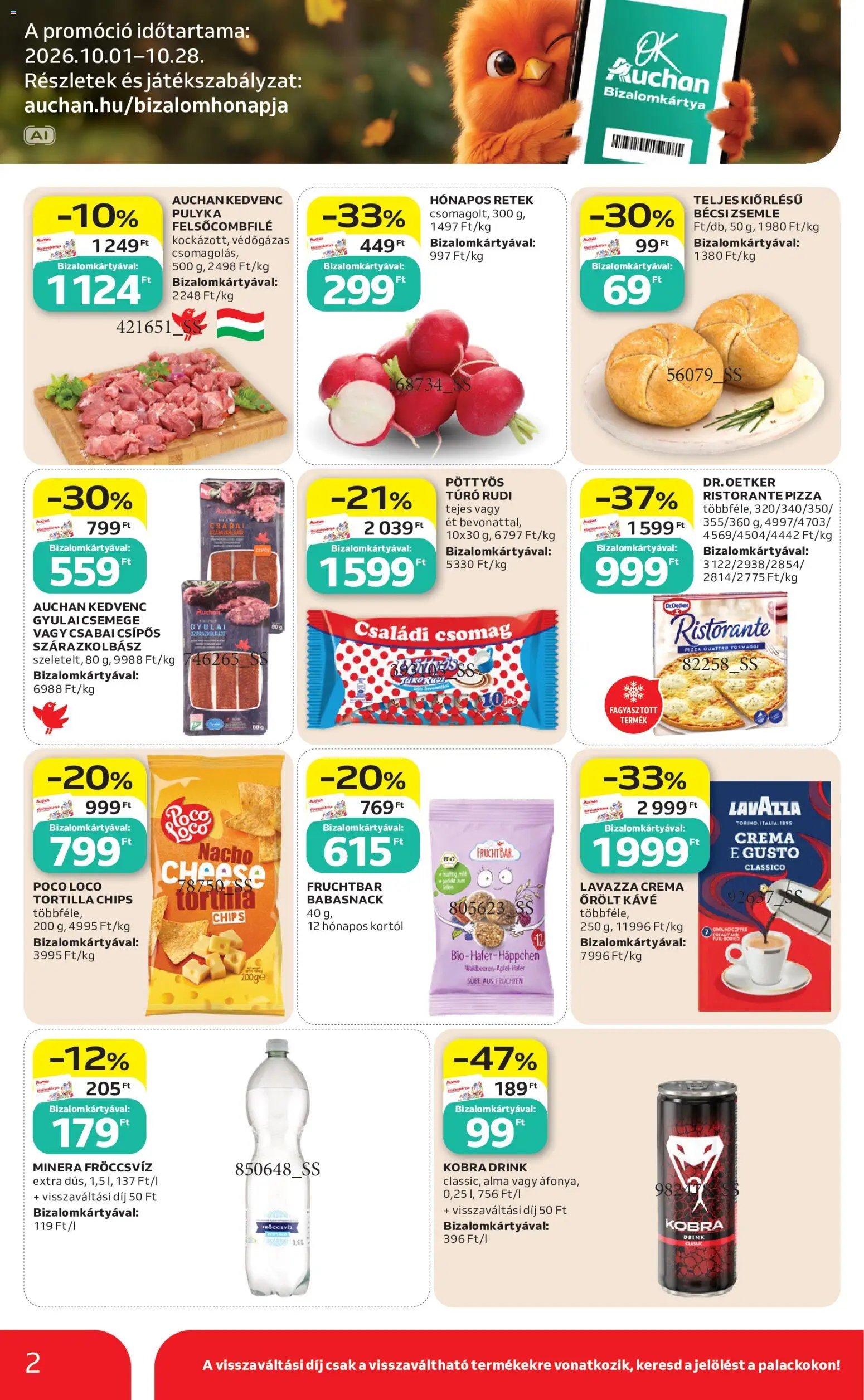 Auchan újság 2026.10.01. Auchan Szupermarket akciós újság