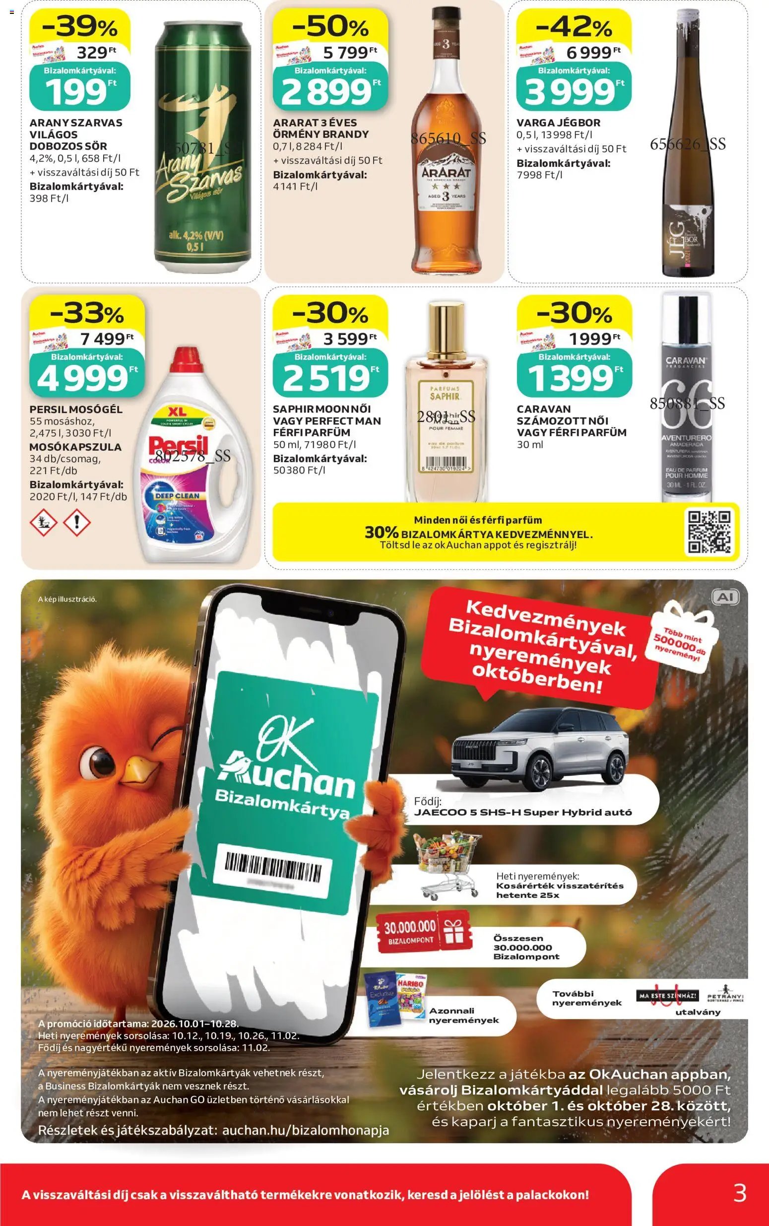 Auchan újság 2026.10.01. Auchan Szupermarket akciós újság