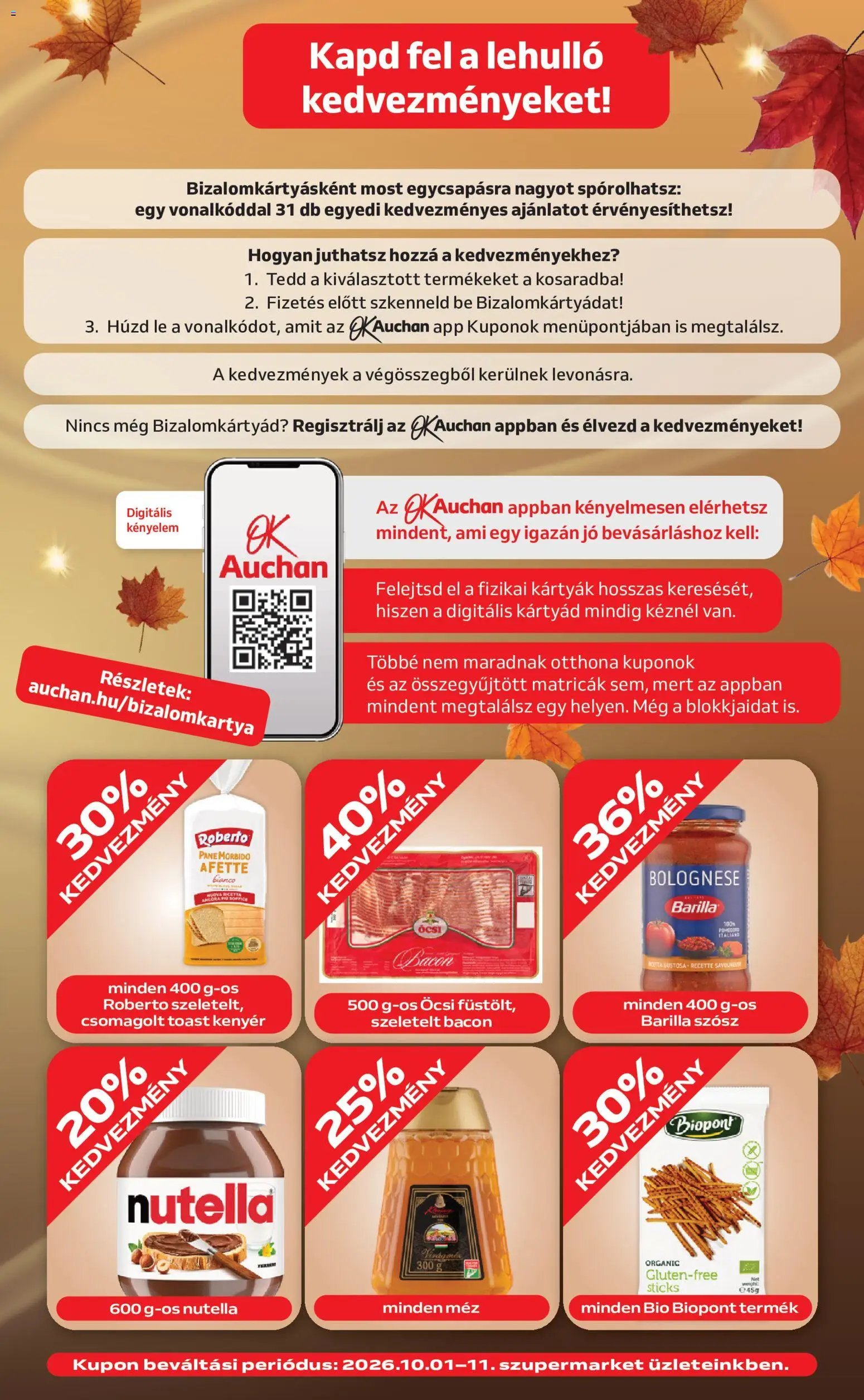 Auchan újság 2026.10.01. Auchan Szupermarket akciós újság