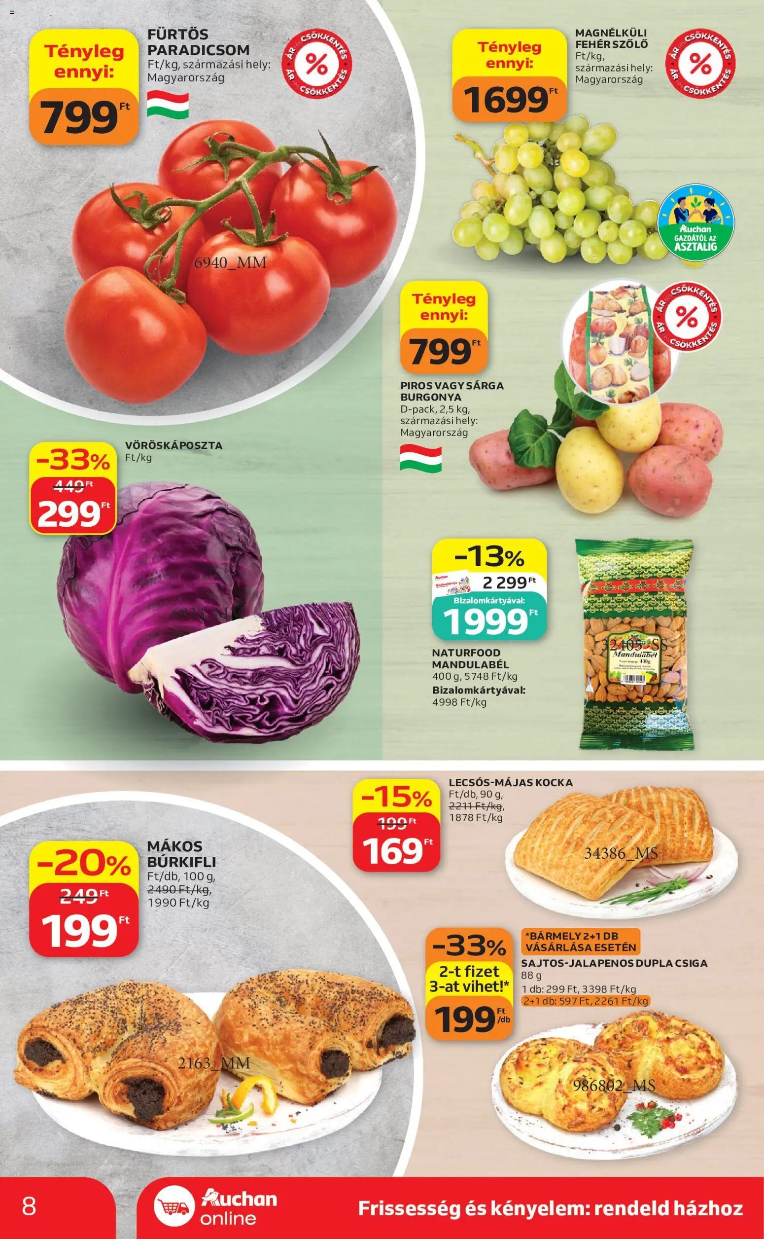 Auchan újság 2026.10.01. Auchan Szupermarket akciós újság