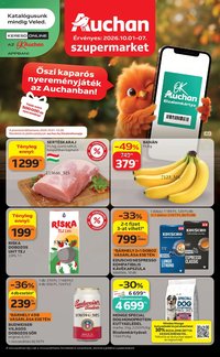 Auchan újság 2026.10.01. Auchan Szupermarket akciós újság