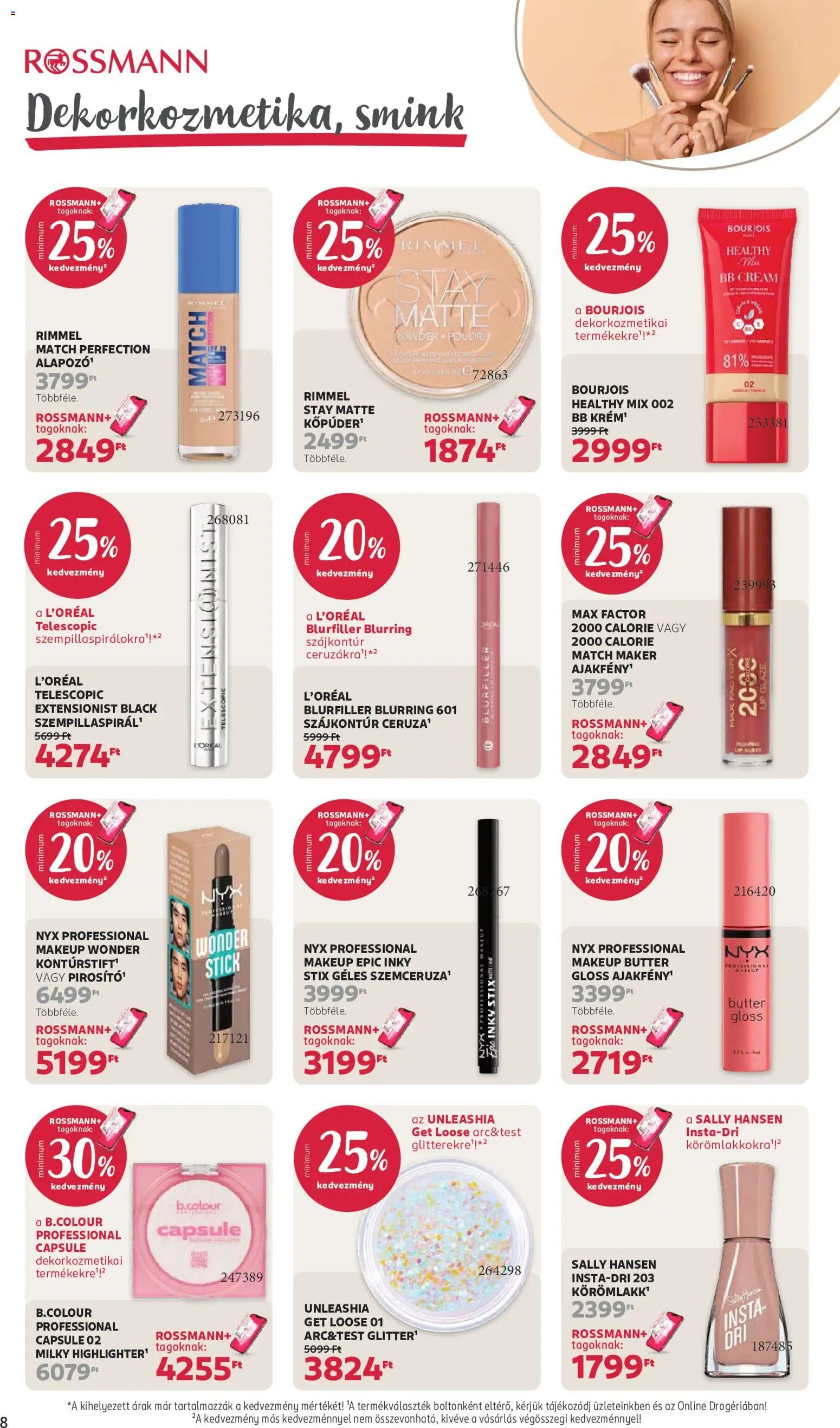 Rossmann újság 2026.08.17. Rossmann akciós újság