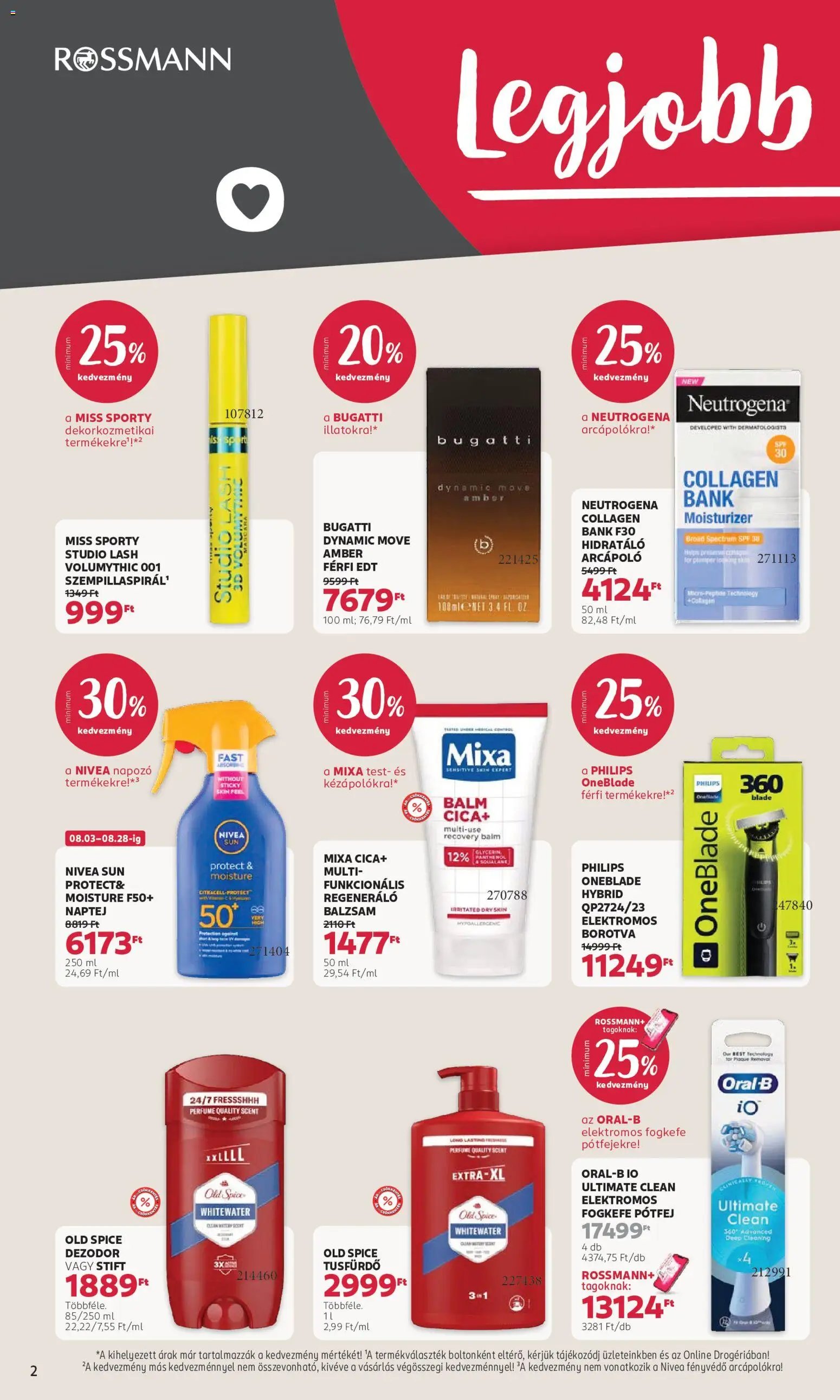 Rossmann újság 2026.08.17. Rossmann akciós újság