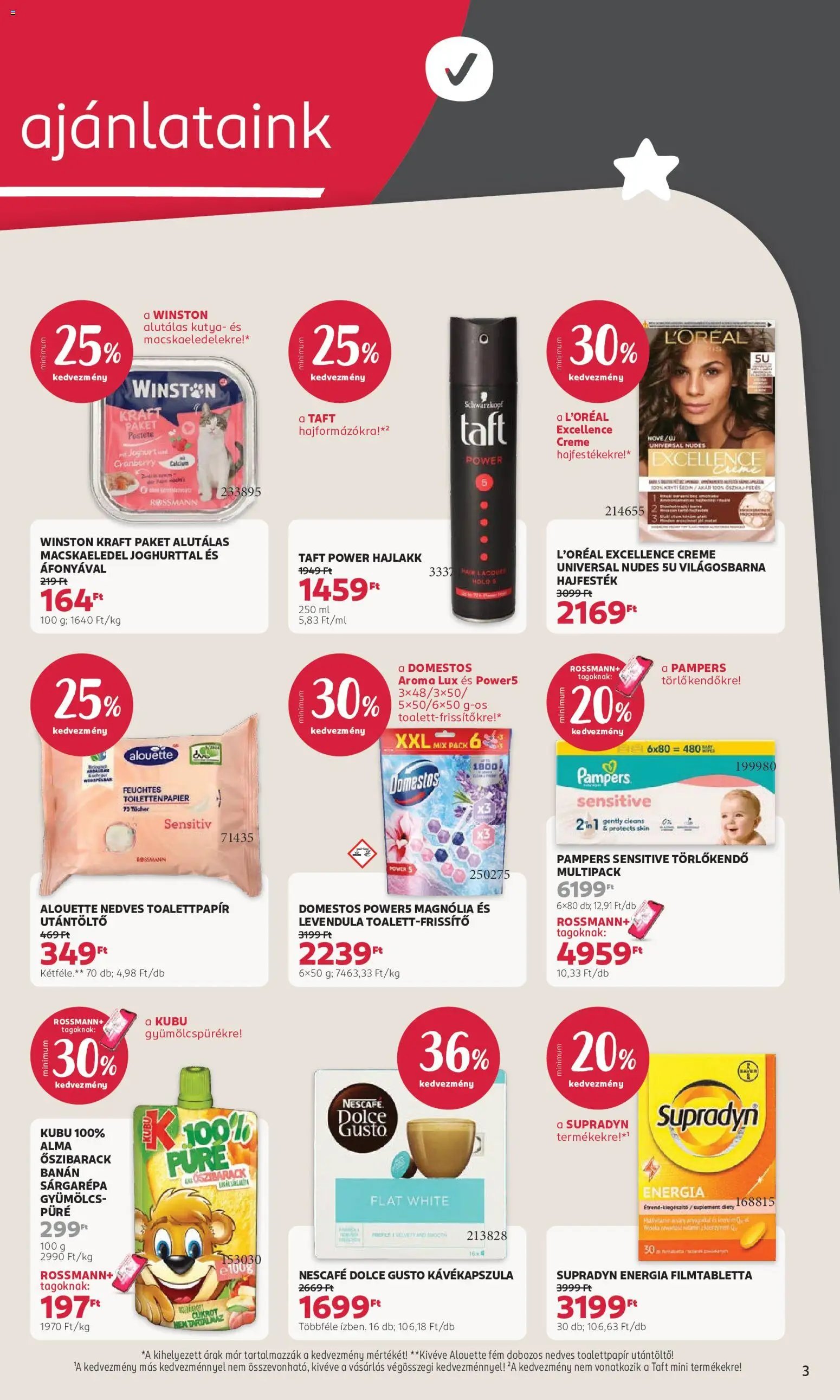 Rossmann újság 2026.08.17. Rossmann akciós újság
