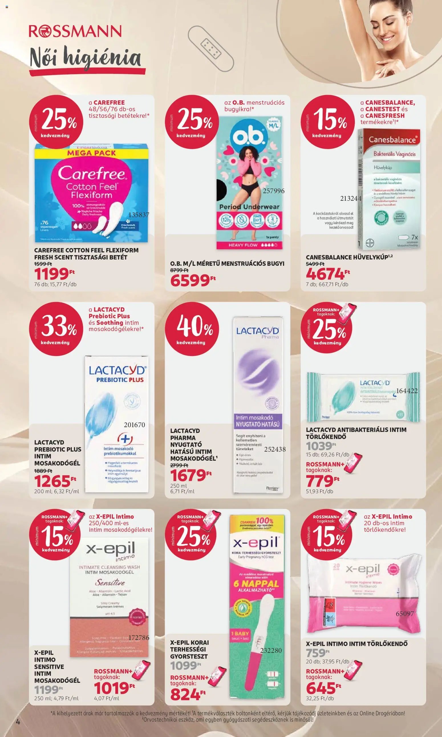 Rossmann újság 2026.08.17. Rossmann akciós újság