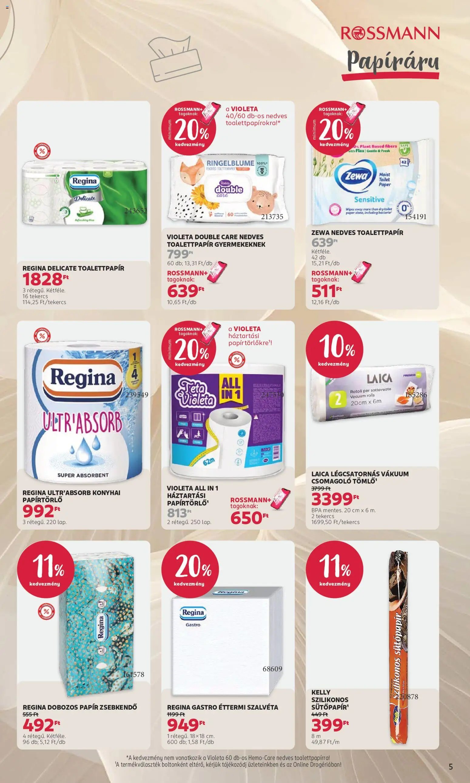 Rossmann újság 2026.08.17. Rossmann akciós újság