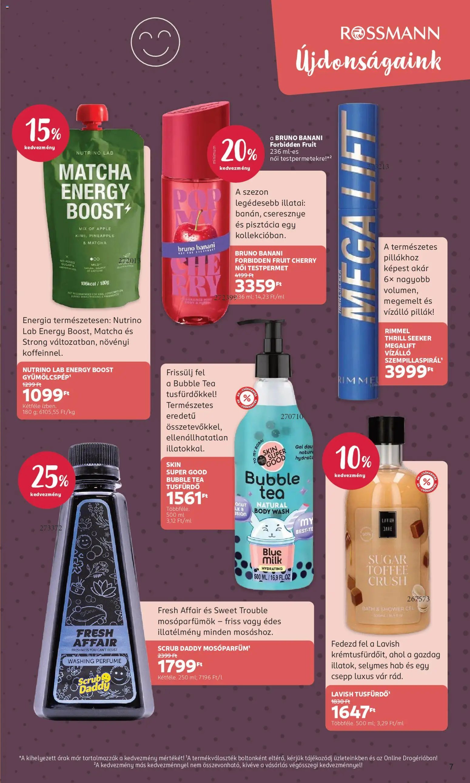 Rossmann újság 2026.08.17. Rossmann akciós újság
