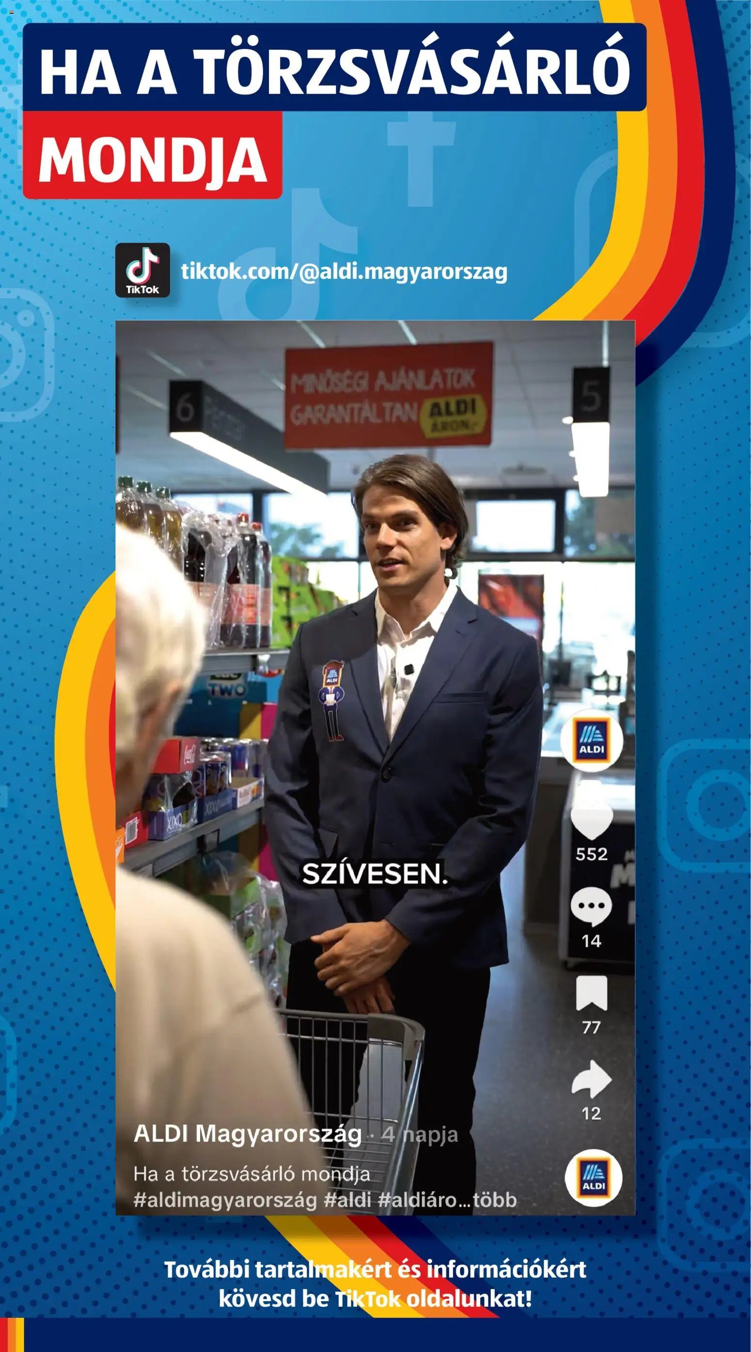 Aldi újság 2026.07.23. Aldi Középső sor termékei