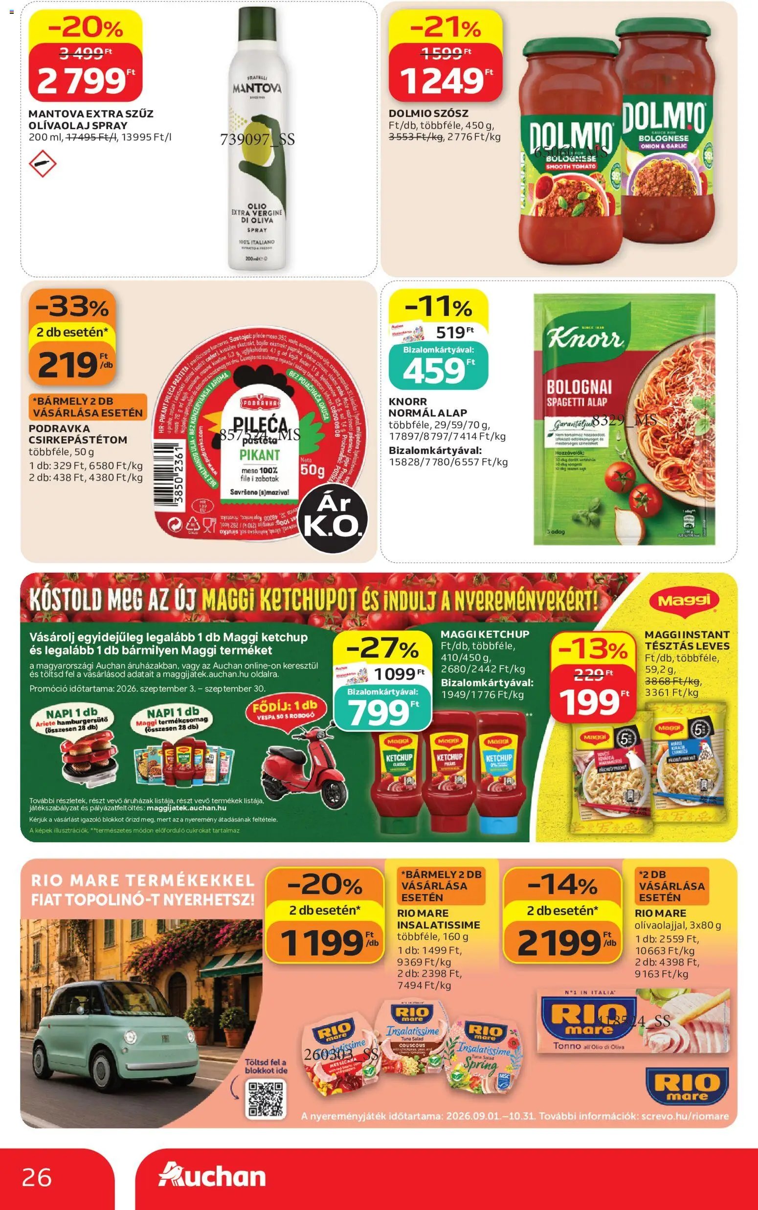 Auchan újság 2026.09.03. Auchan akciós újság