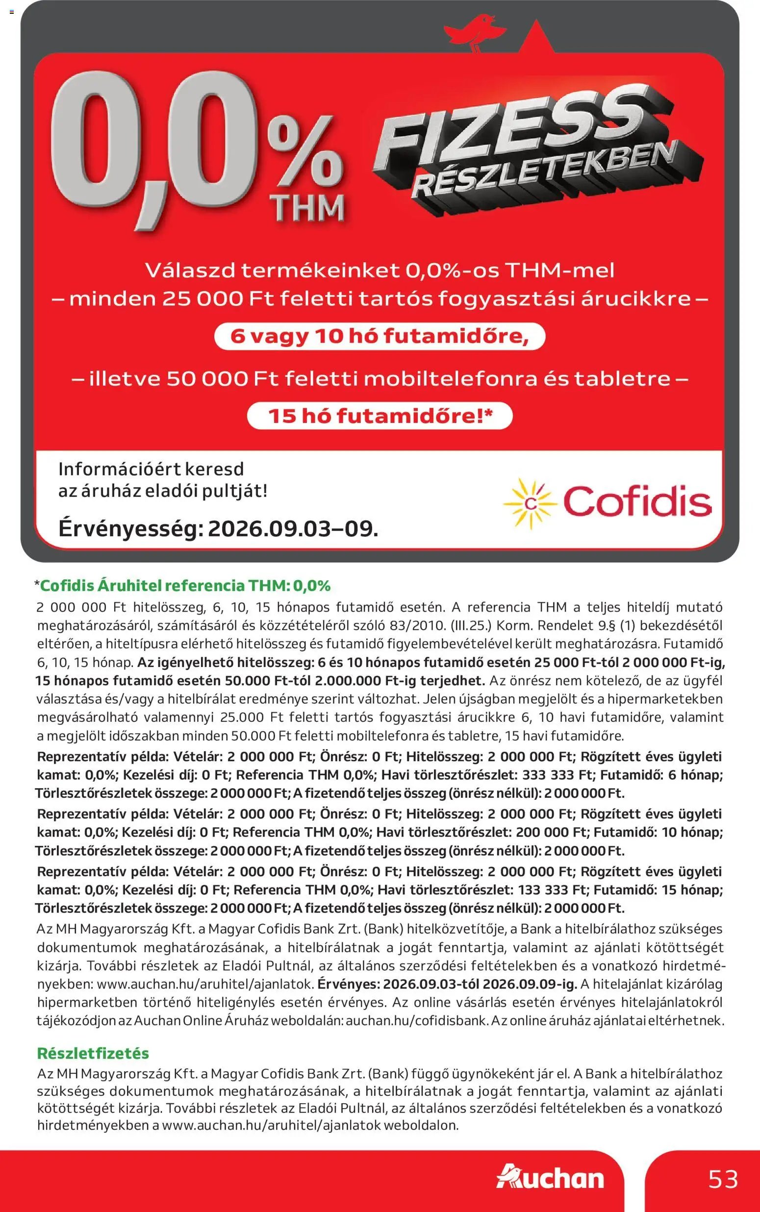 Auchan újság 2026.09.03. Auchan akciós újság