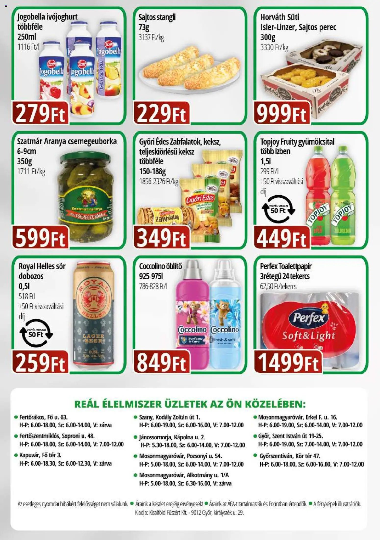 Reál újság 2026.04.23. Reál Bevásárló hétvége - Kisalföld (2026-04-23 - 2026-04-26)